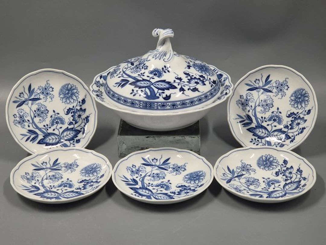 Hutschenreuther Zwiebelmuster Porzellan Set – Schale...