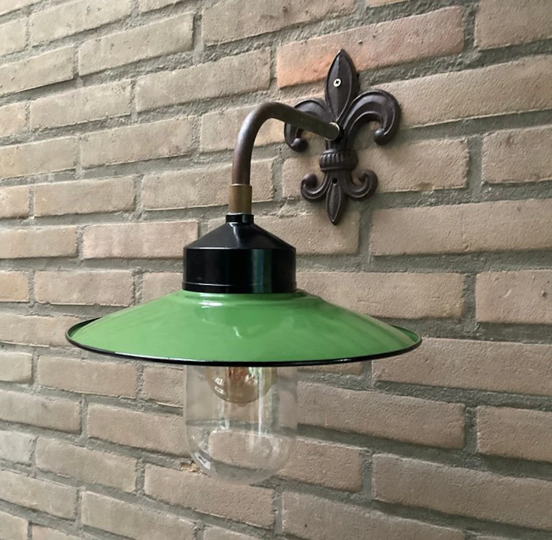 Lantern - outdoor light - Bakelite, Copper, Enamel - Unicaat design