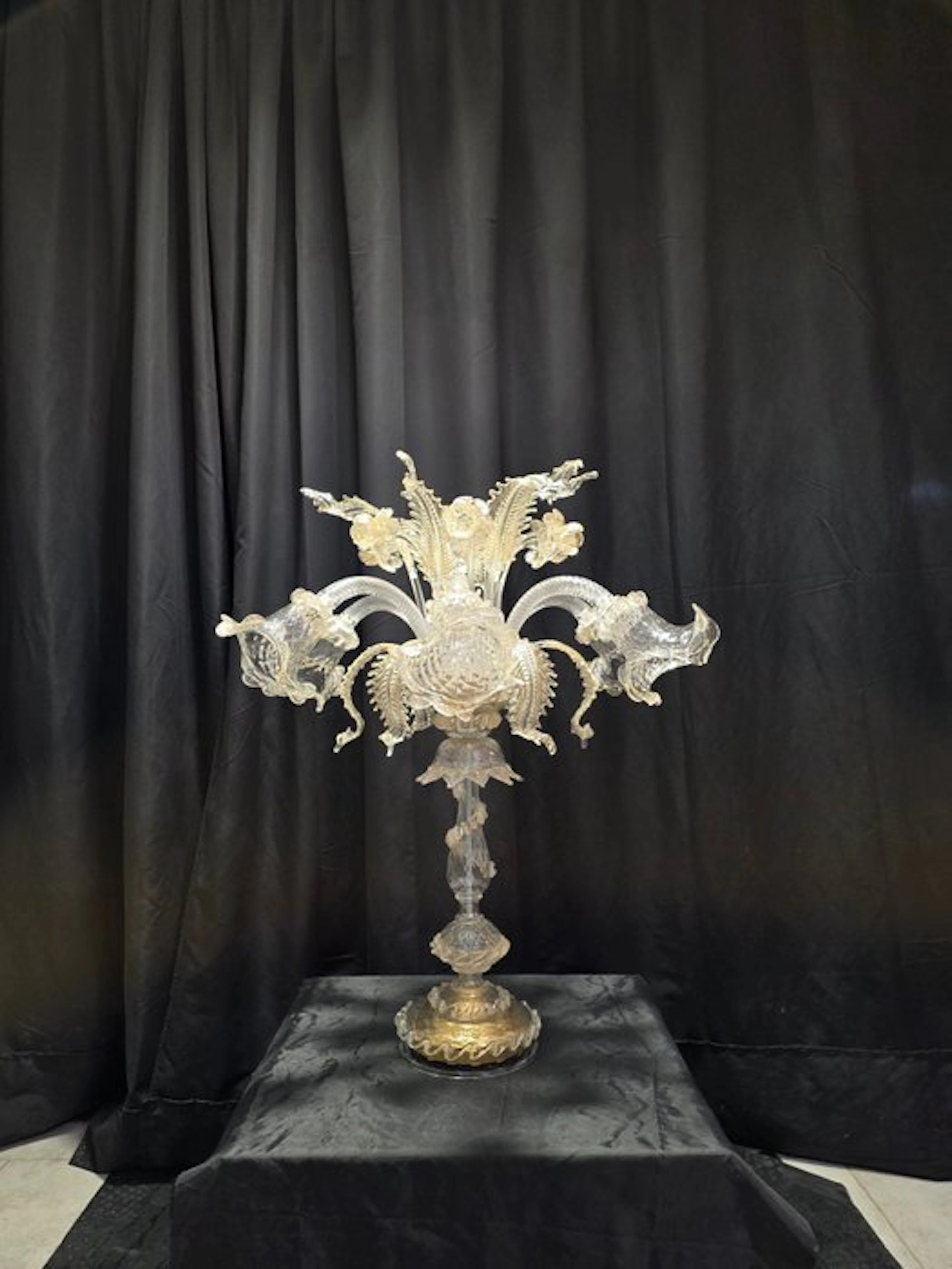 Lighting D'Antan - Lamp - Bouquet gold - Murano glass - 6 lights