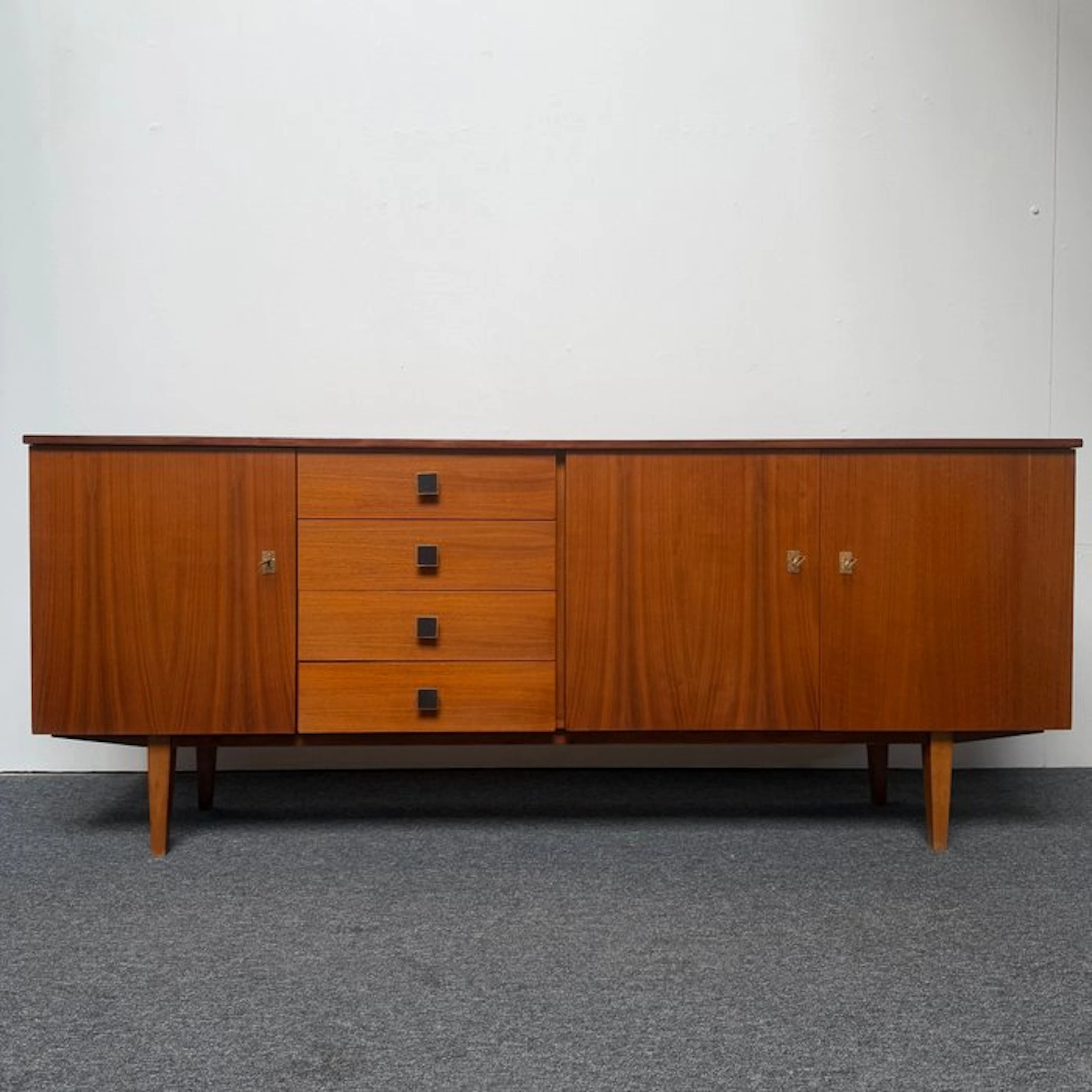 Sideboard - Wood, genuine wood veneer - Large Vintage