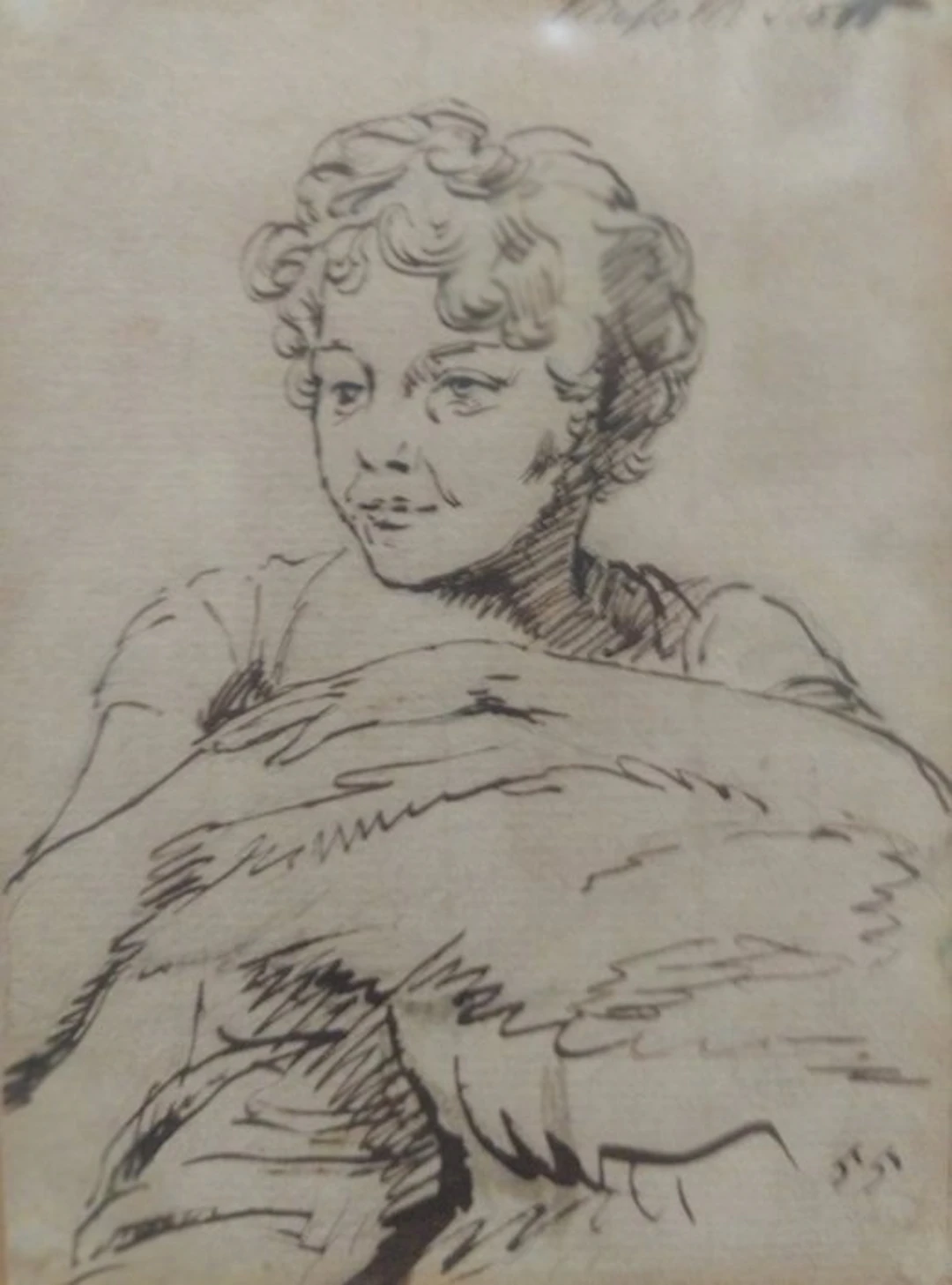 George Hayter (1792-1871), Attributed to - Ritratto di bimba - NO RESERVE