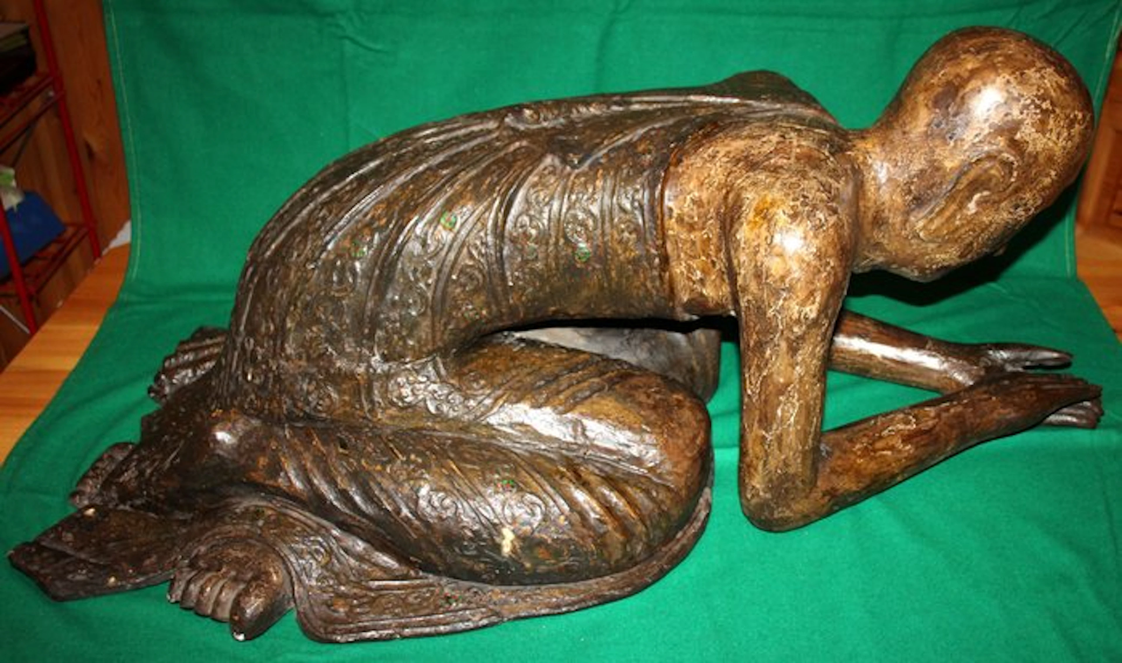 BONZO IN PREGHIERA - Sculpture - Bonzo - Myanmar/Burma