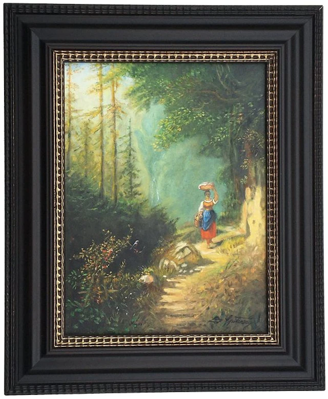 Kujau, Konrad (1938-2000) - Mädchen in den Alpen