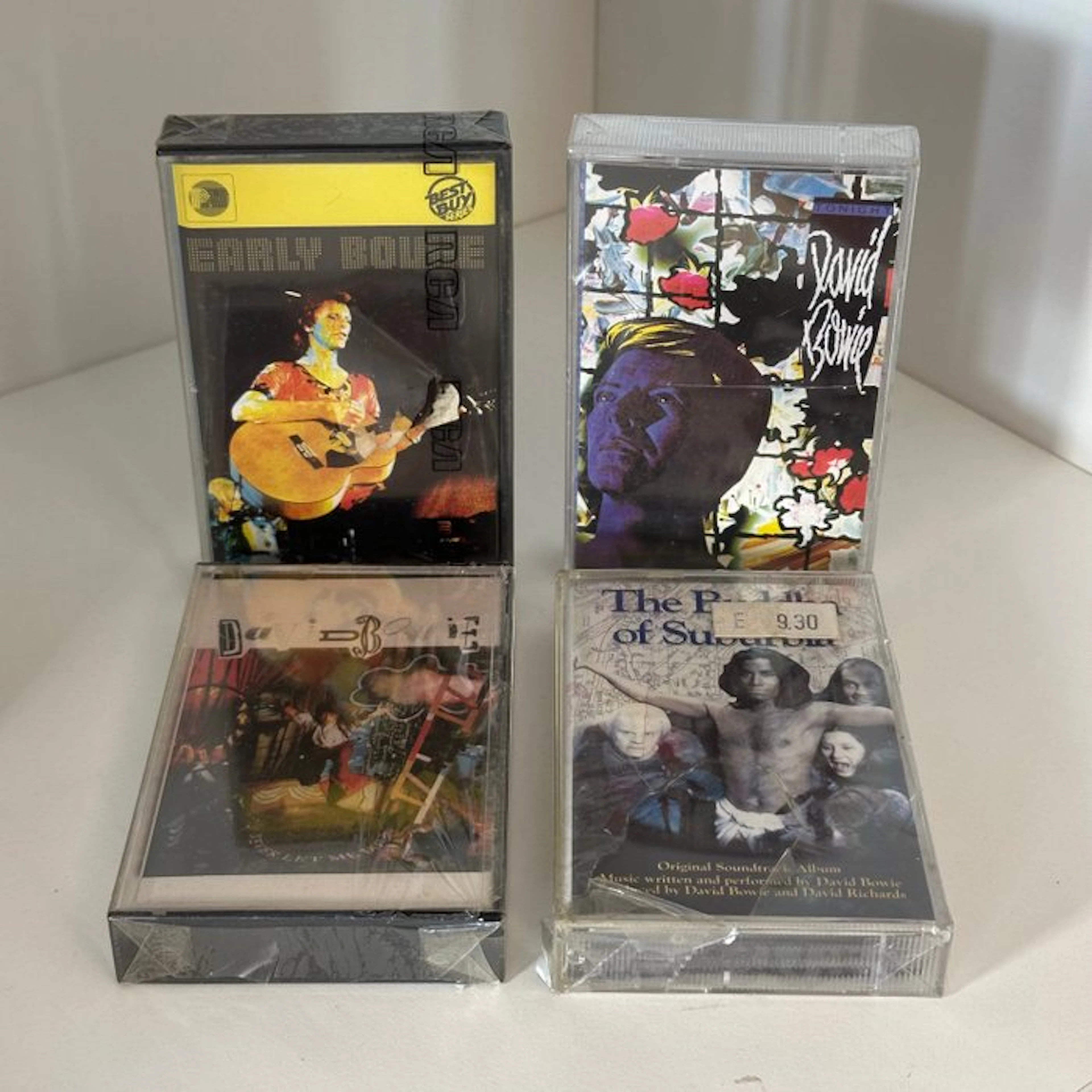 David Bowie - Lot of 4 David Bowie Factory Sealed tapes...