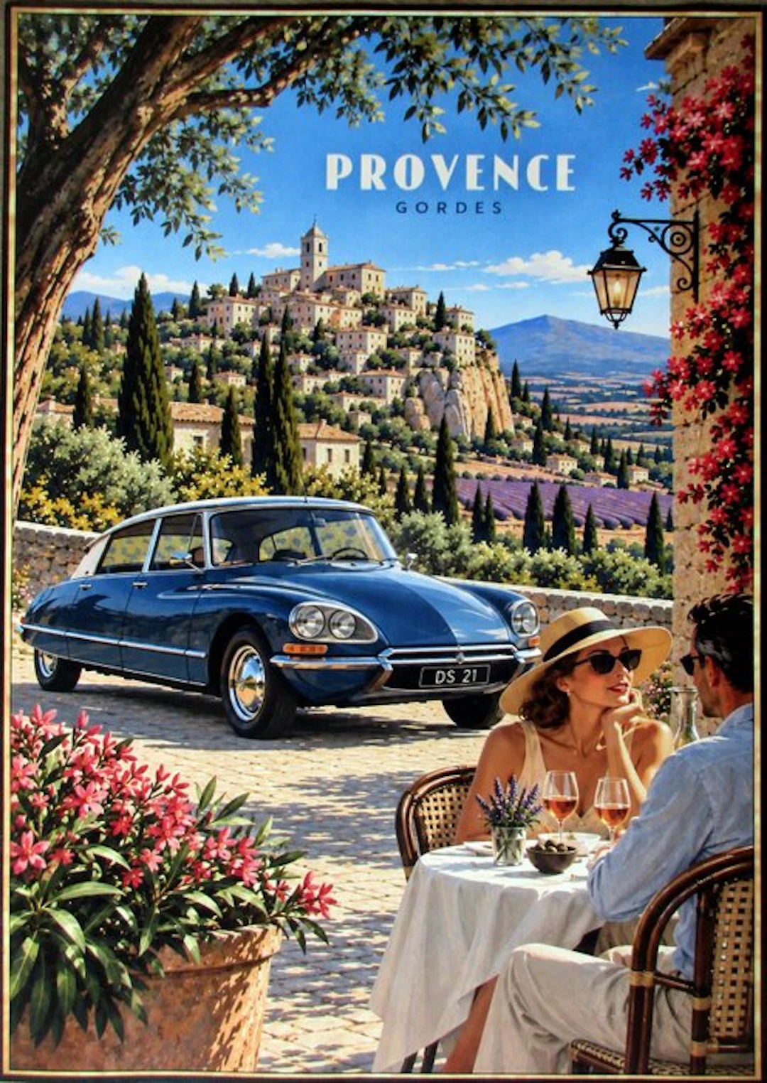 Citroën DS21 in the Provence - Design Studio 1954 - Citroën