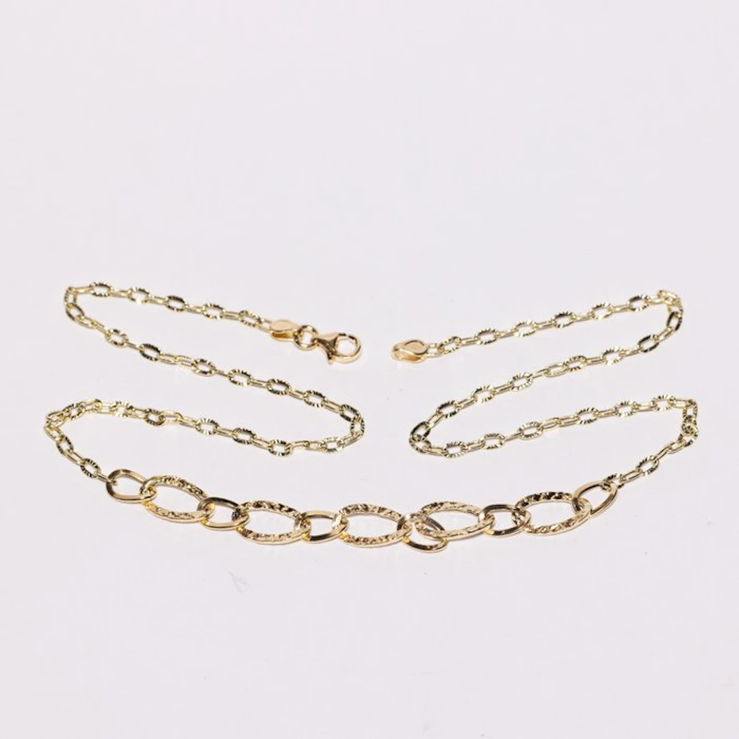 No reserve price - Necklace - 18 kt. Yellow gold - 43cm - Made In Italy