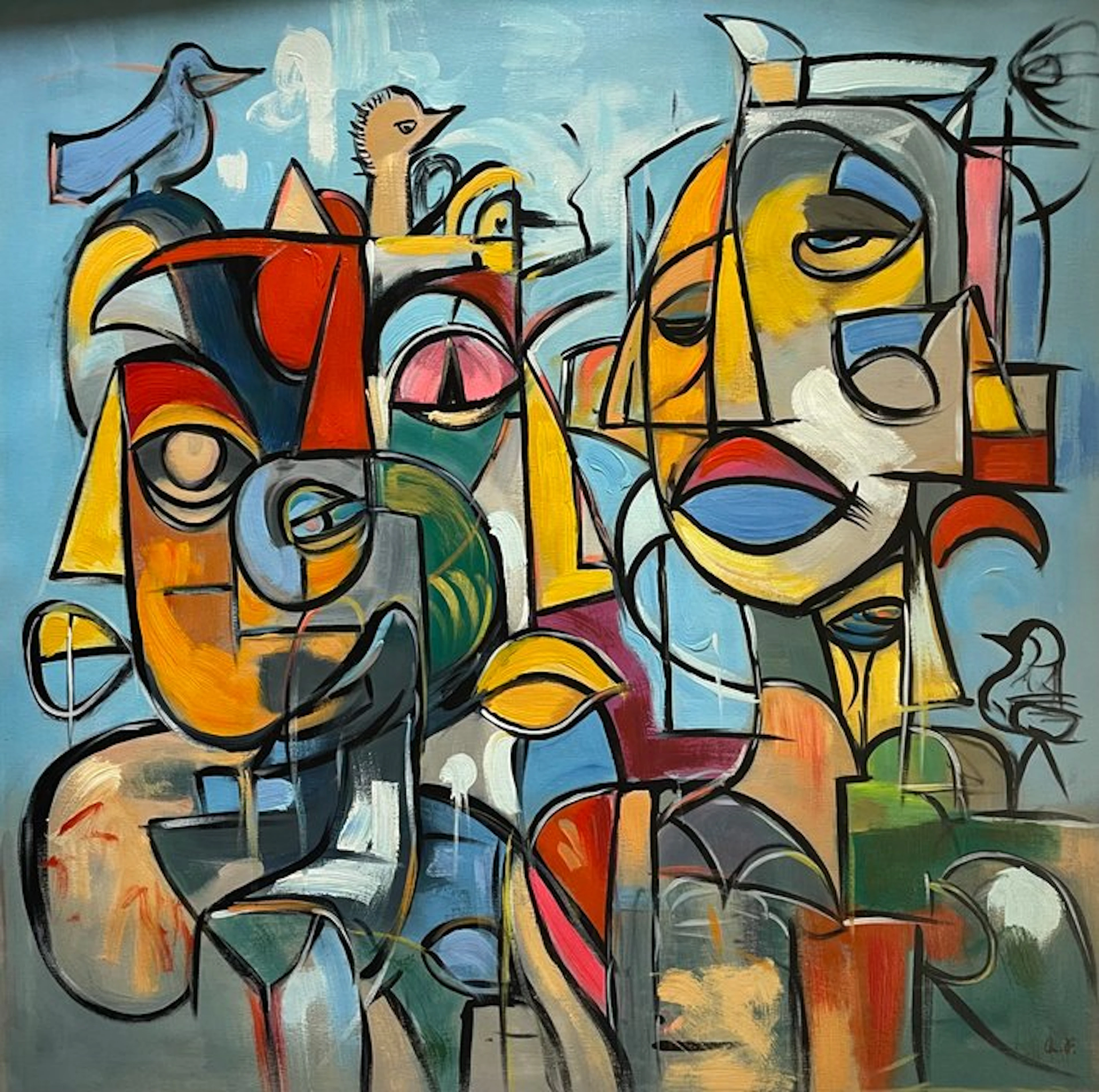 Adriano Ferretti (1976) - Puzzle di volti