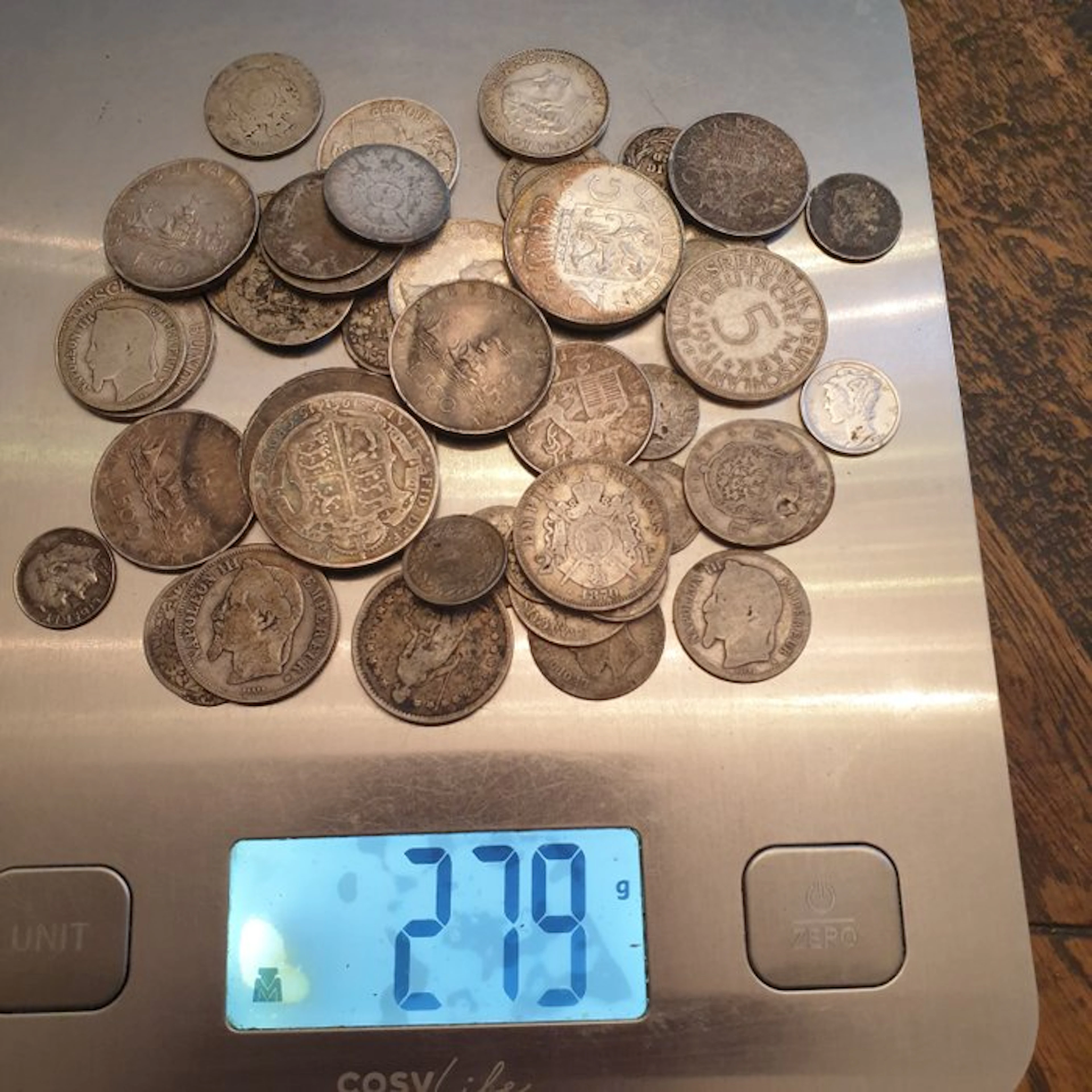 World. Collection of coins