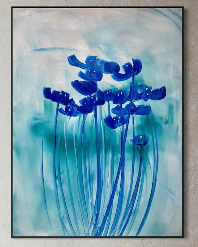 Andi Golden - Bouquet blue - XXL - NO RESERVE