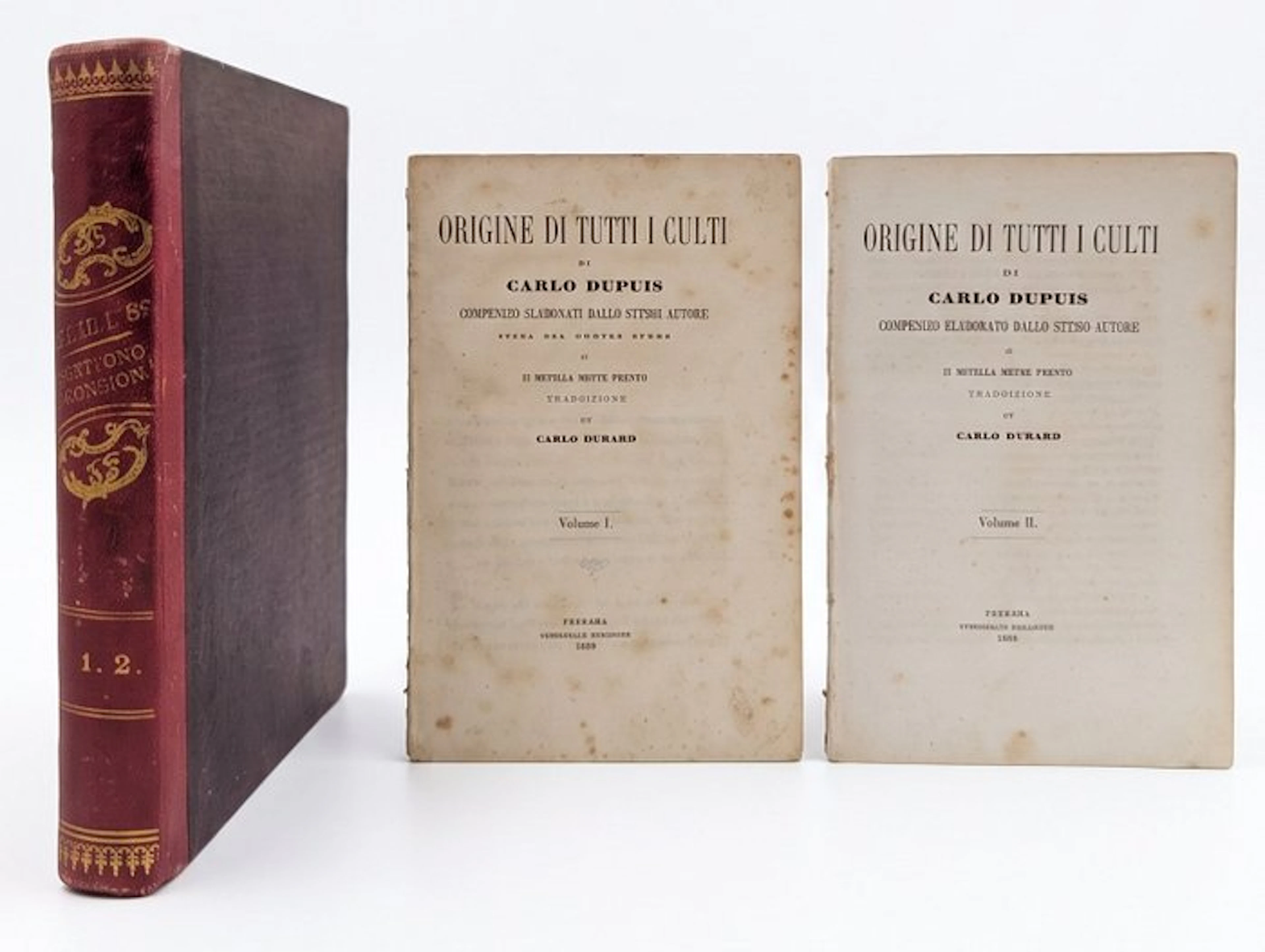 Carlo Dupuis - Origine di tutti i culti - 1862-1863