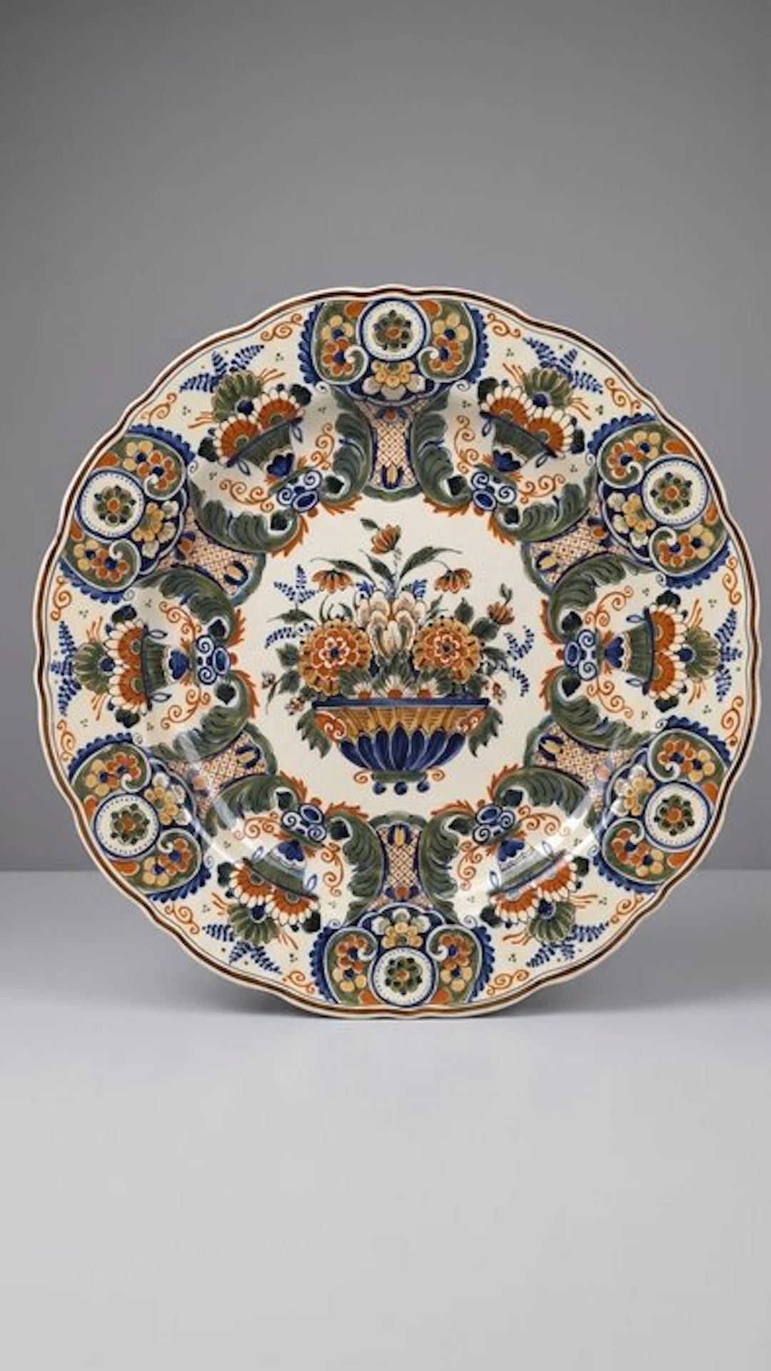 De Porceleyne Fles, Delft - Wall plate - Delftware - Large wall plate - 38 cm