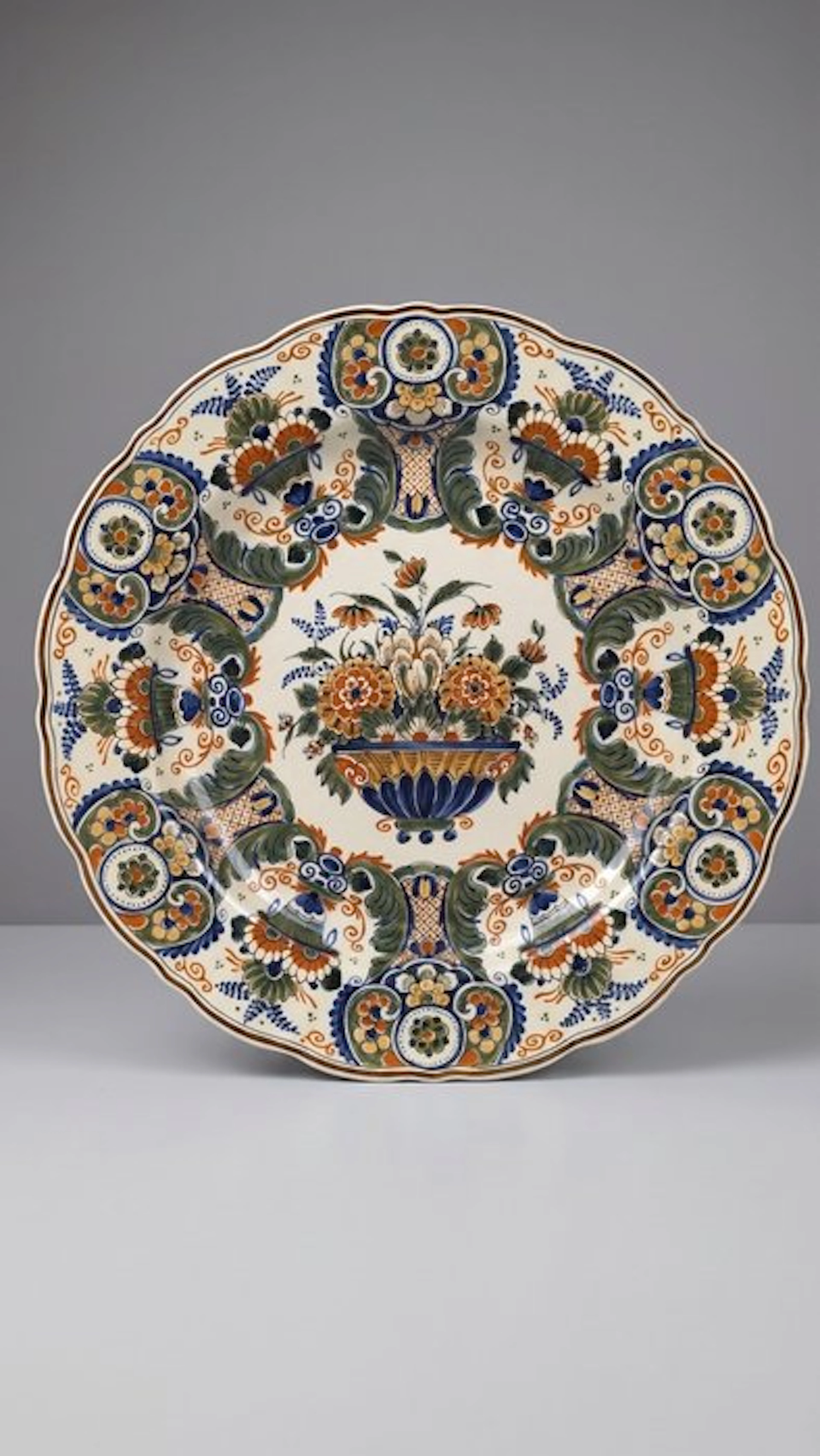 De Porceleyne Fles, Delft - Wall plate - Delftware - Large wall plate - 38 cm