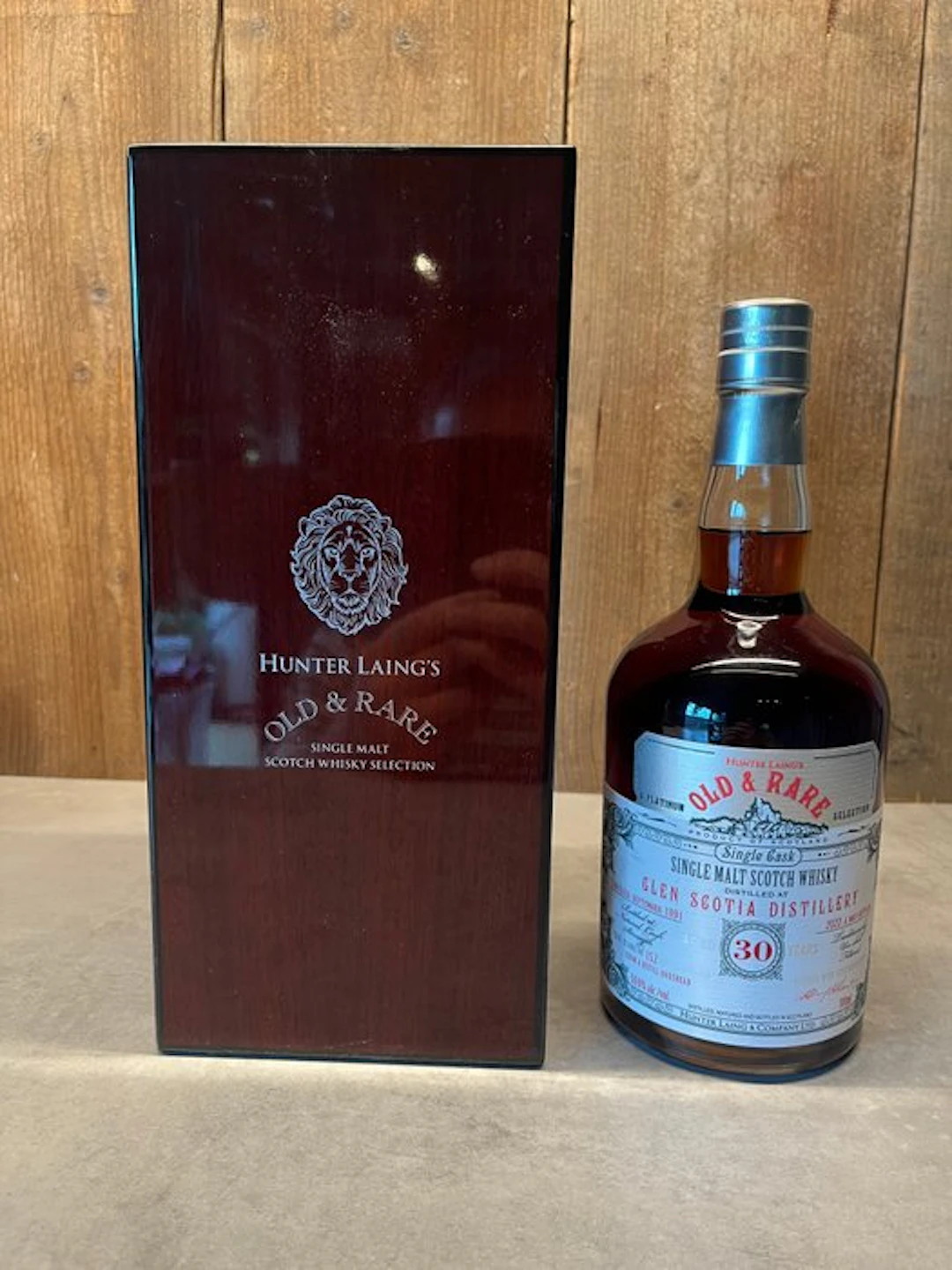 Glen Scotia 1991 30 years old Old & Rare - One of 152 - Hunter Laing - b