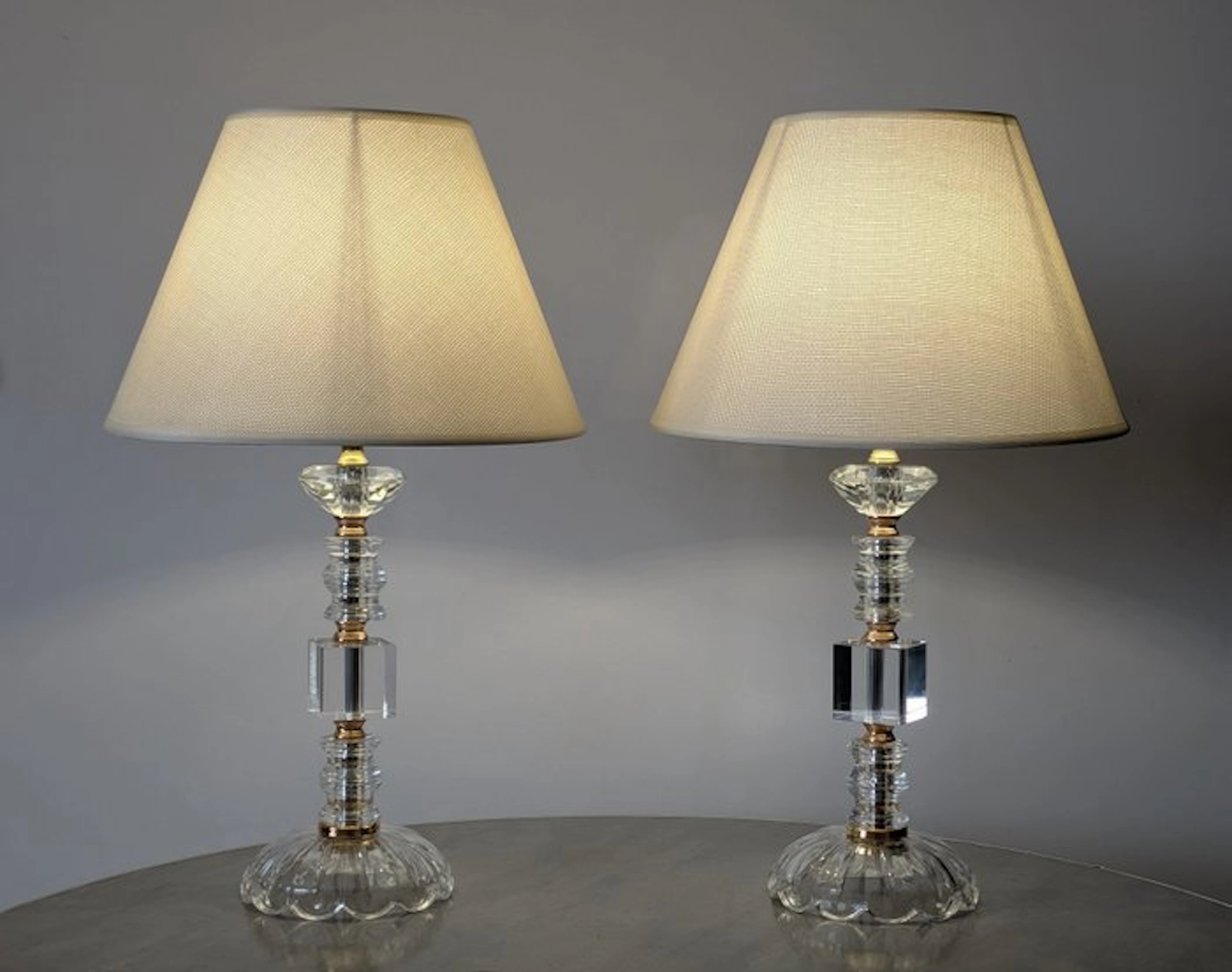 Artelight - Lamp (2) - Crystal - Pair of table lamps