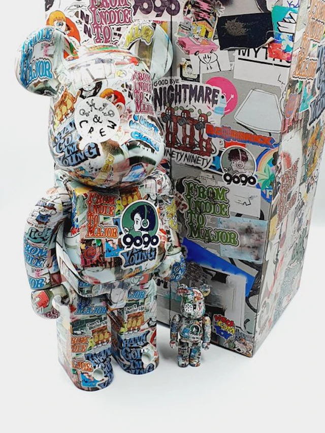 NO RESERVE Medicom Toy - Be@rbrick 400% + 100% x 9090 x...