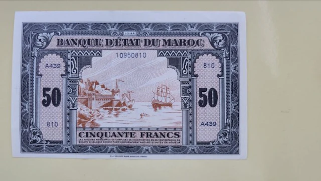 Morocco. - 50 Francs 1944 - Pick 26a (No reserve price)