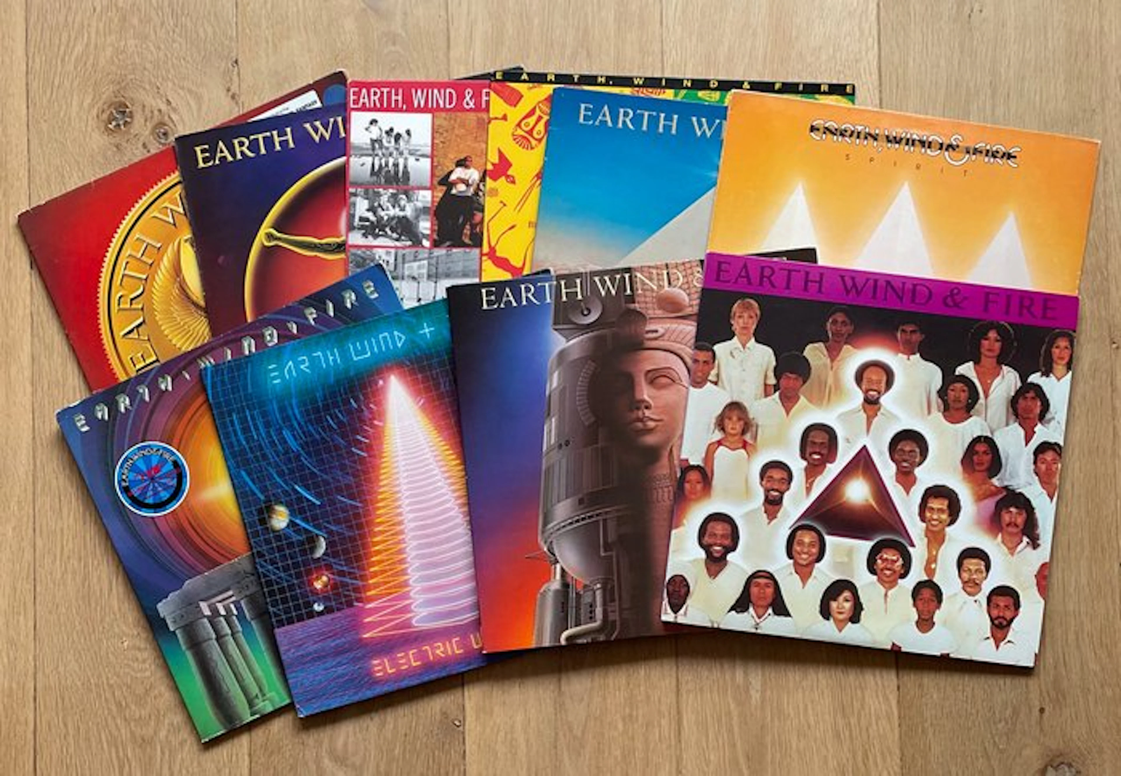 Earth, Wind & Fire - Collection of 10 LP albums - Vinyl record - 1976