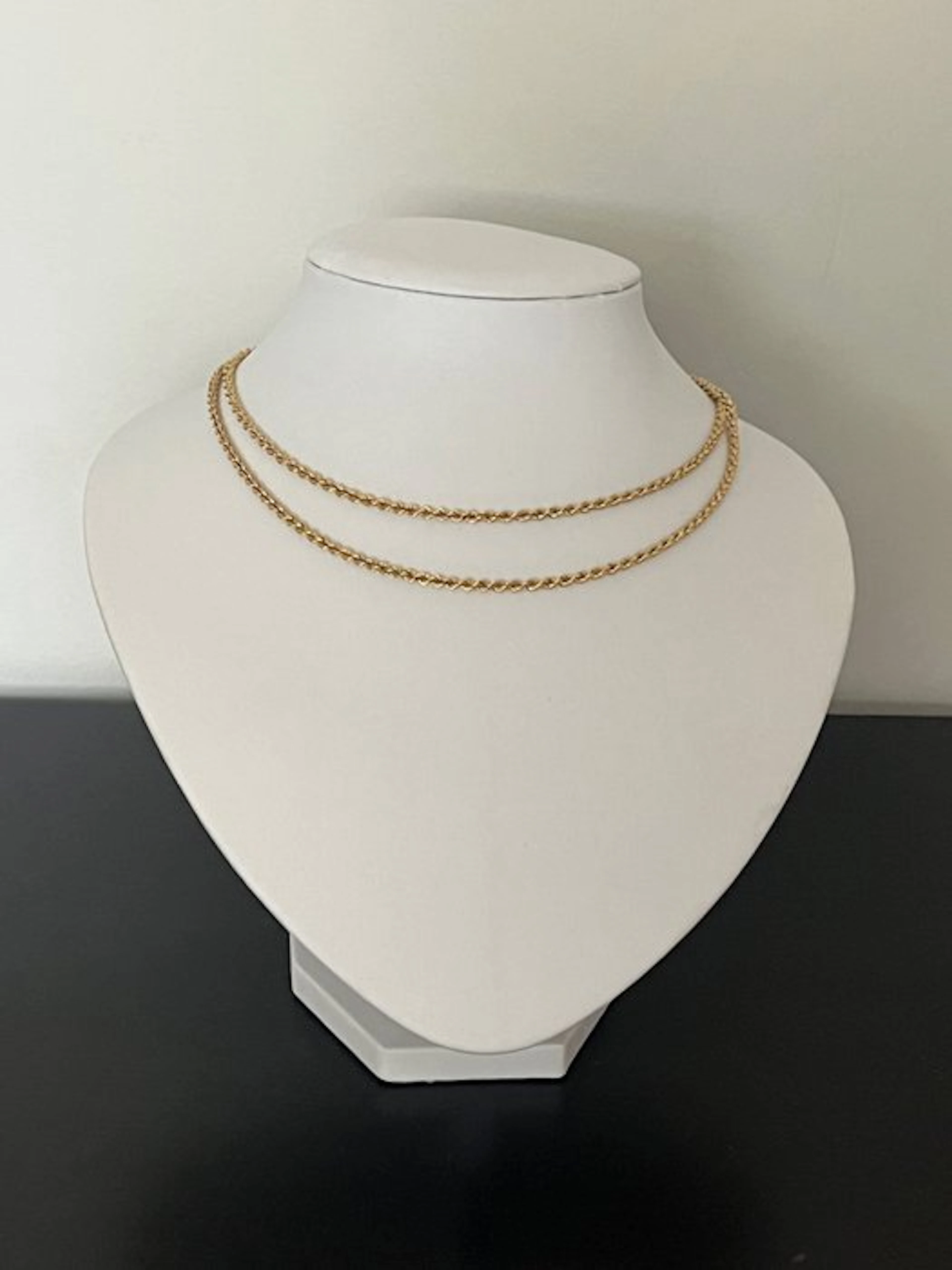 Necklace - 18 kt. Yellow gold - Rope style Fratelli Nofri
