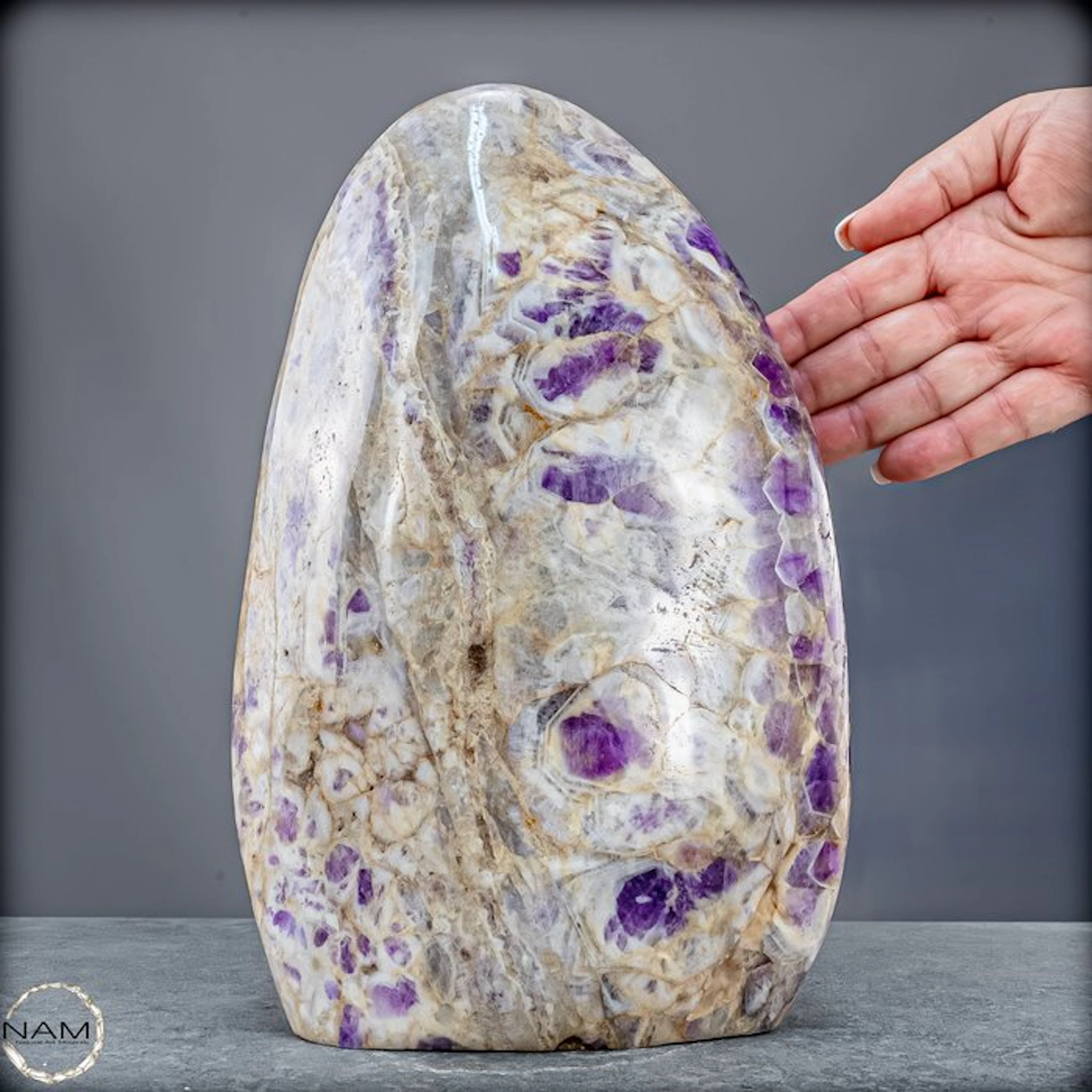 Natural Chevron Amethyst Freiform, Bolivia- 5093.26 g