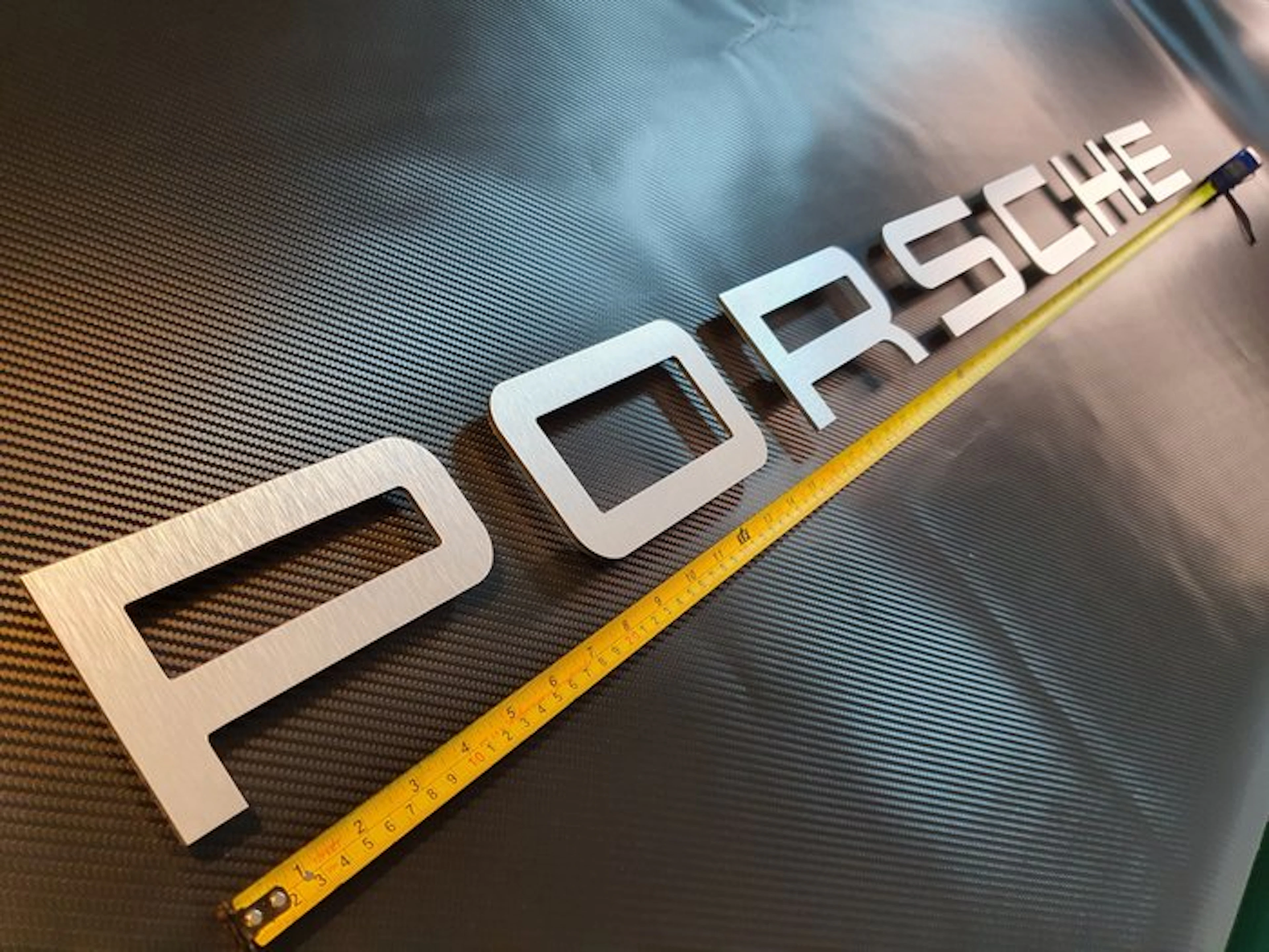 Sign - Porsche - Logo mural qualité professionnelle - Aluminium*