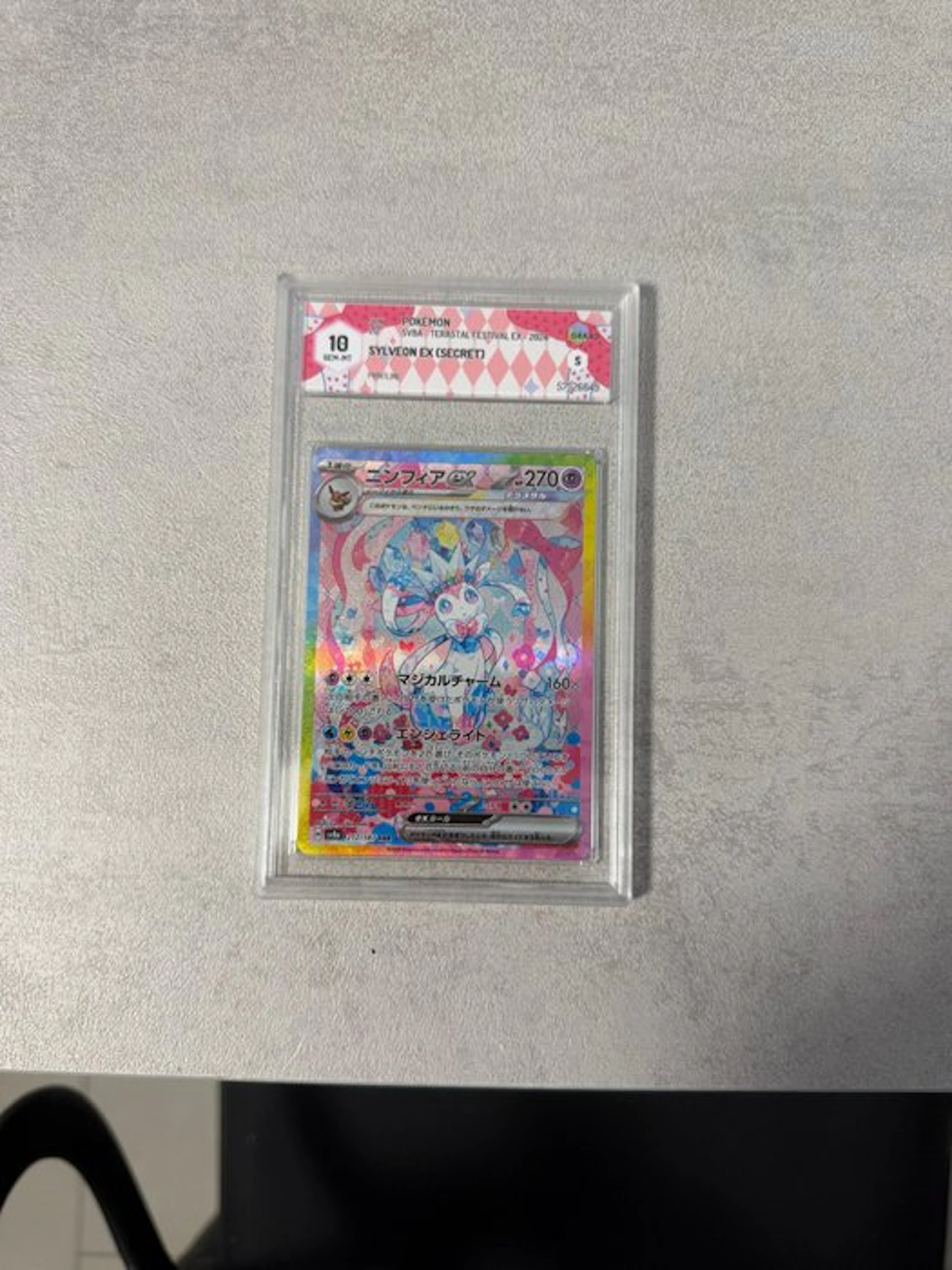 Pokémon - 1 Graded card - Sylveon - Graad 10 - Scarlet...