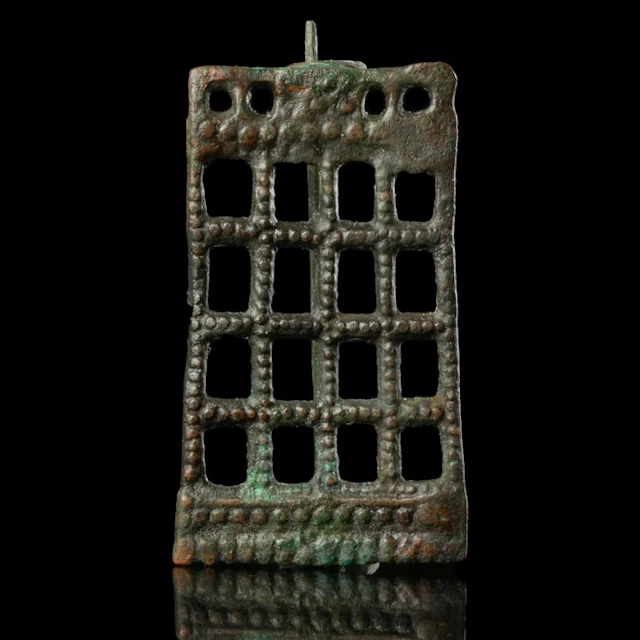 Ancient Roman Legionary Camp Gate Brooch, Rare Type, Large Size