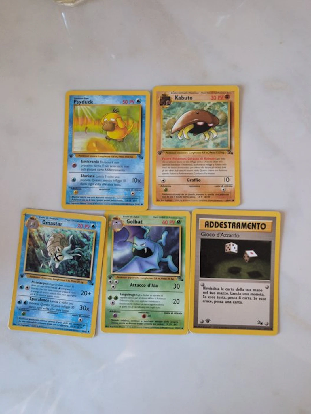 Pokémon - 5 Mixed collection - WOTC - Fossil