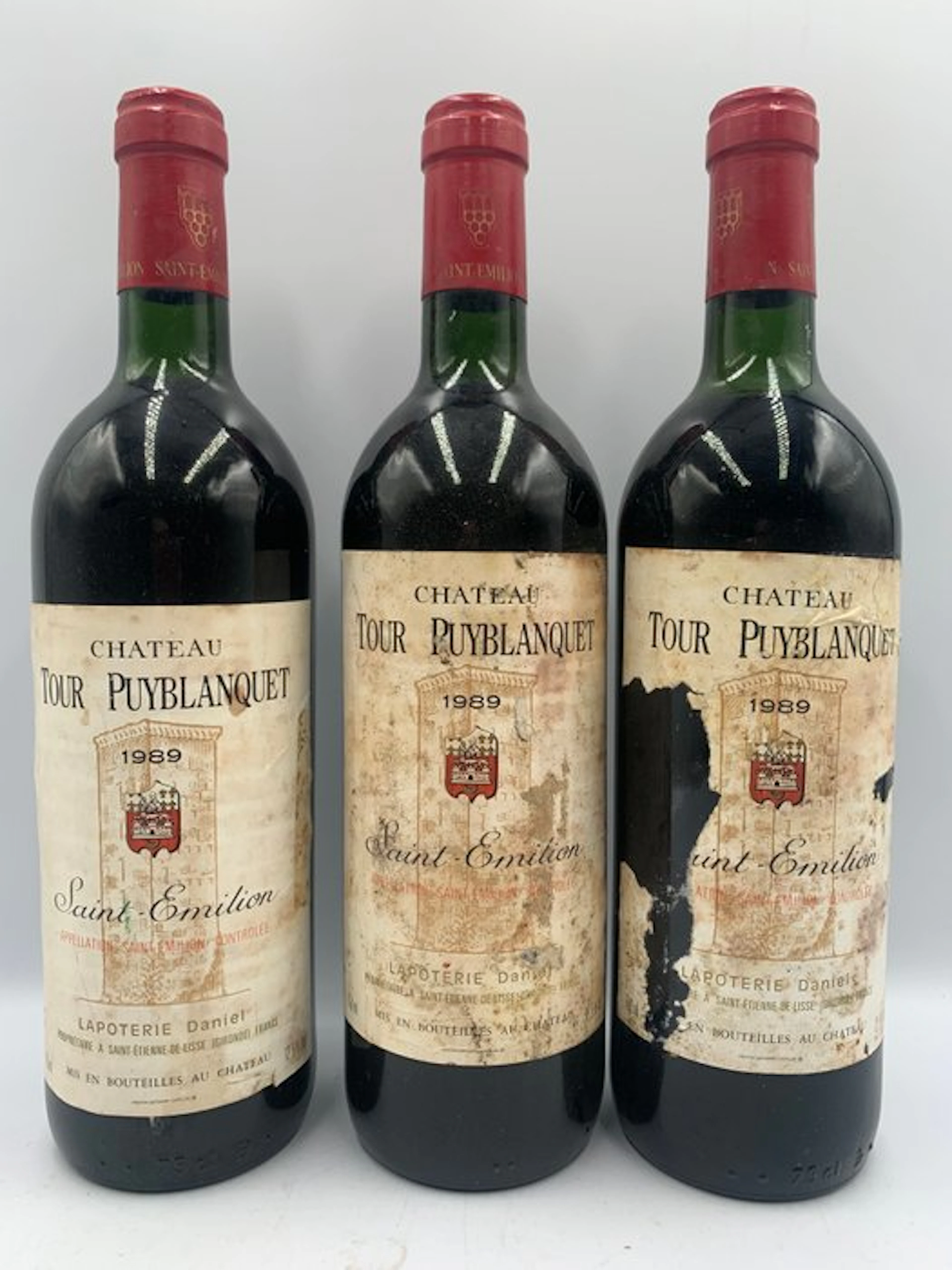 1989 Chateau Tour Puyblanquet - Saint-Émilion - 3 Bottles (0.75L)