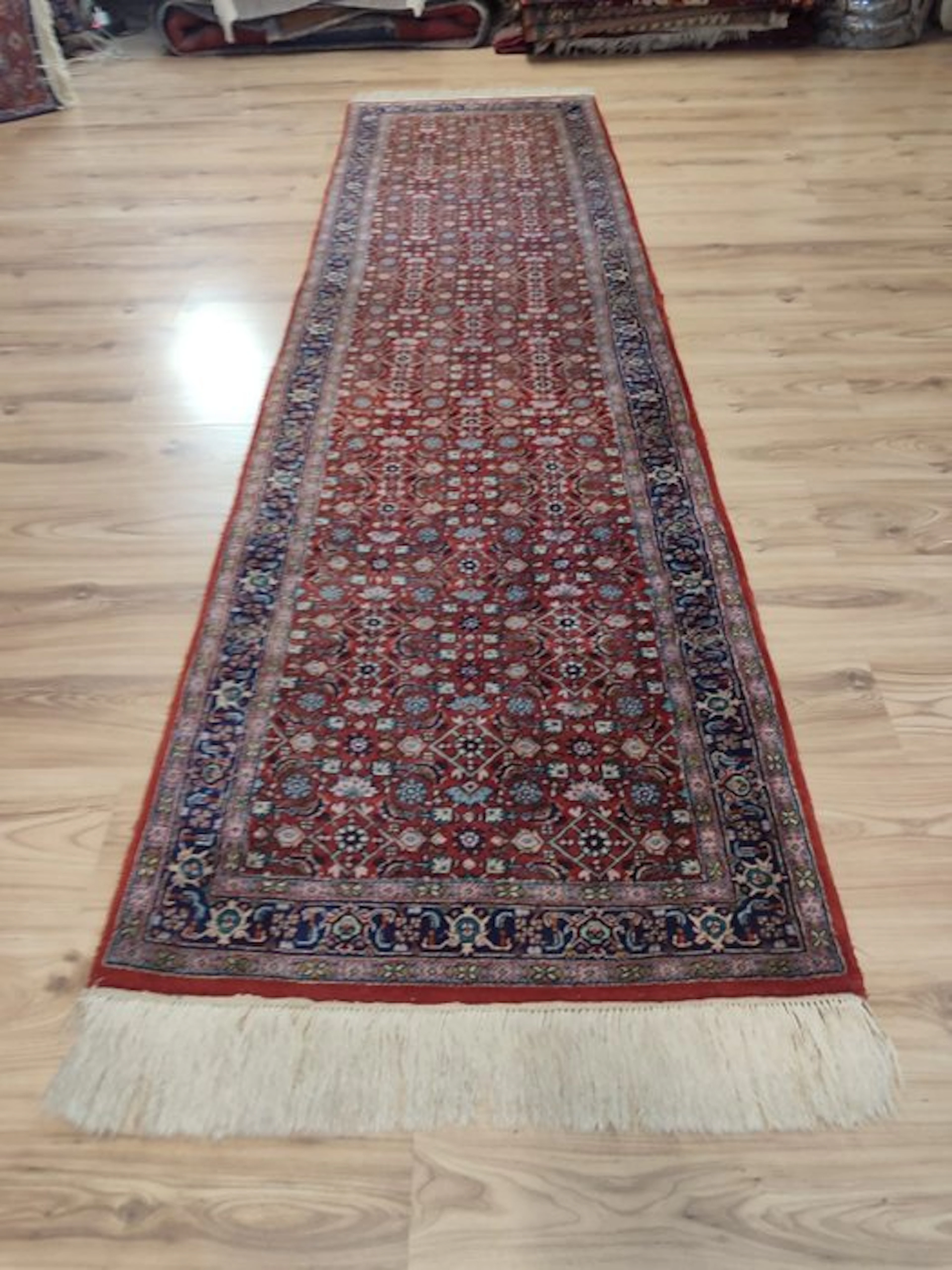 Bidjar - Rug - 3.02 m - 0.77 m - Herati Runner Classic!