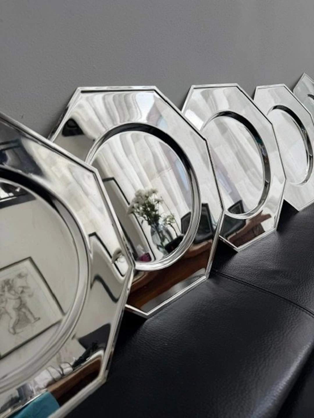 Charger plate (6) - Silverplated - hexagonal underplates