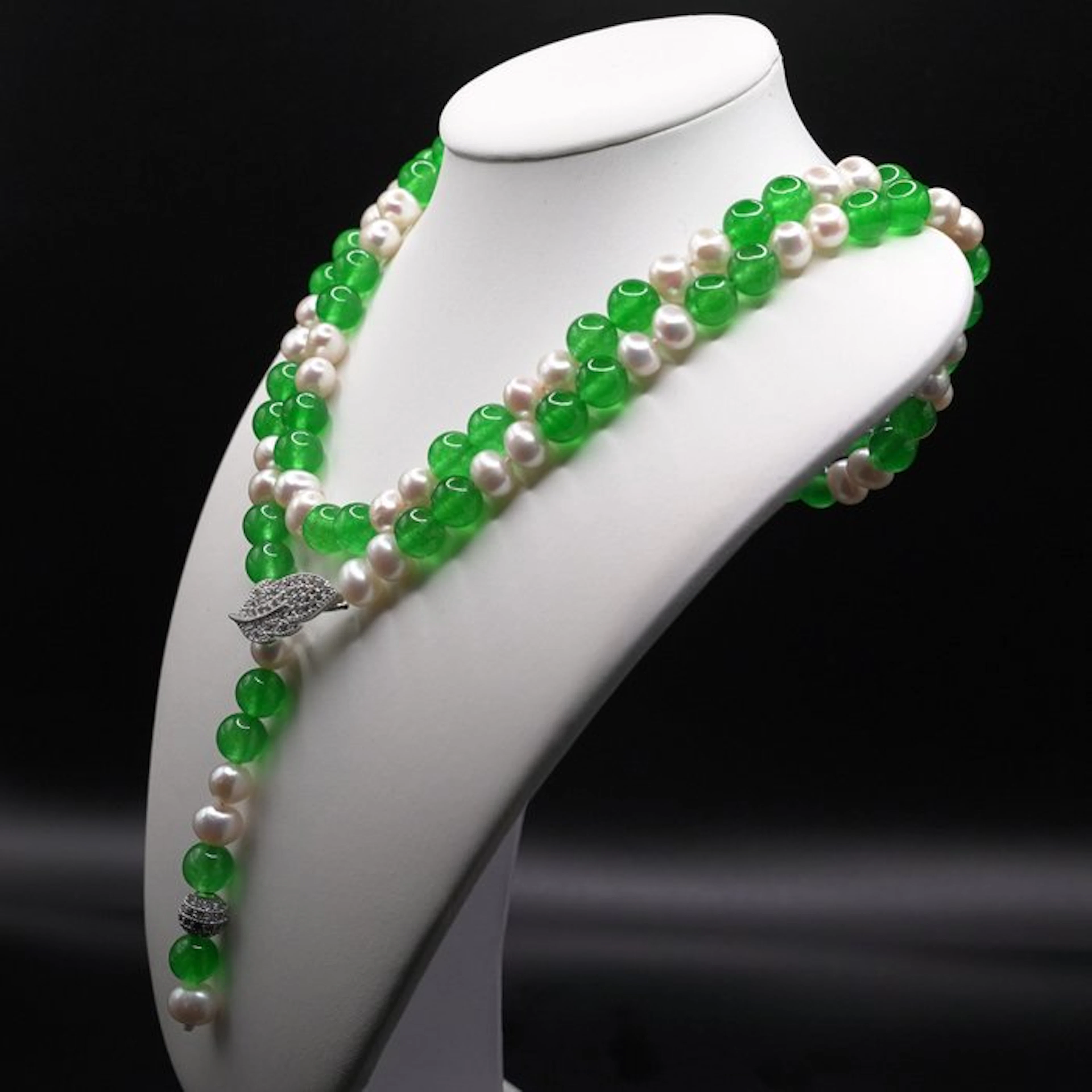 Harmonious Multi-Design - Freshwater Pearl & Green...
