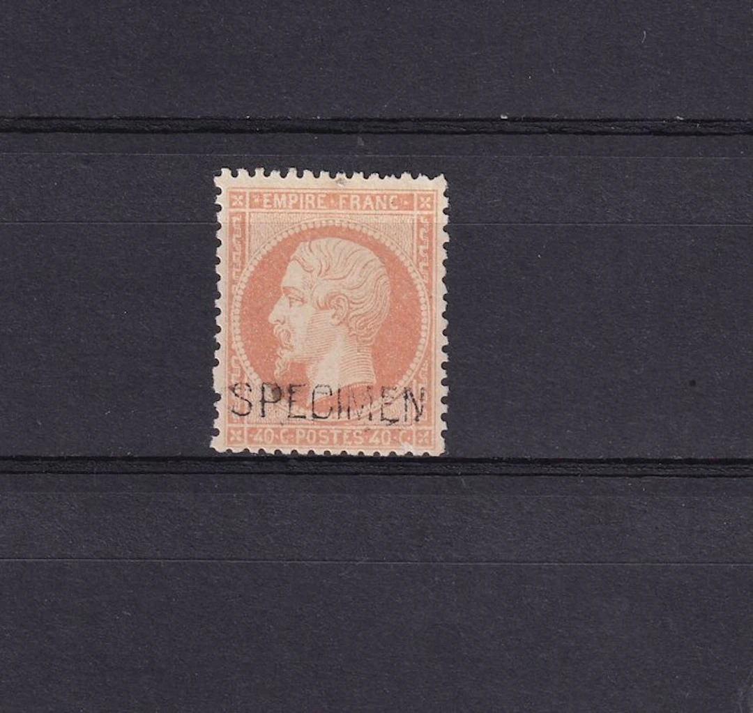 France 1862 - Signed Roumet, superb surcharge specimen - Yvert n°23d