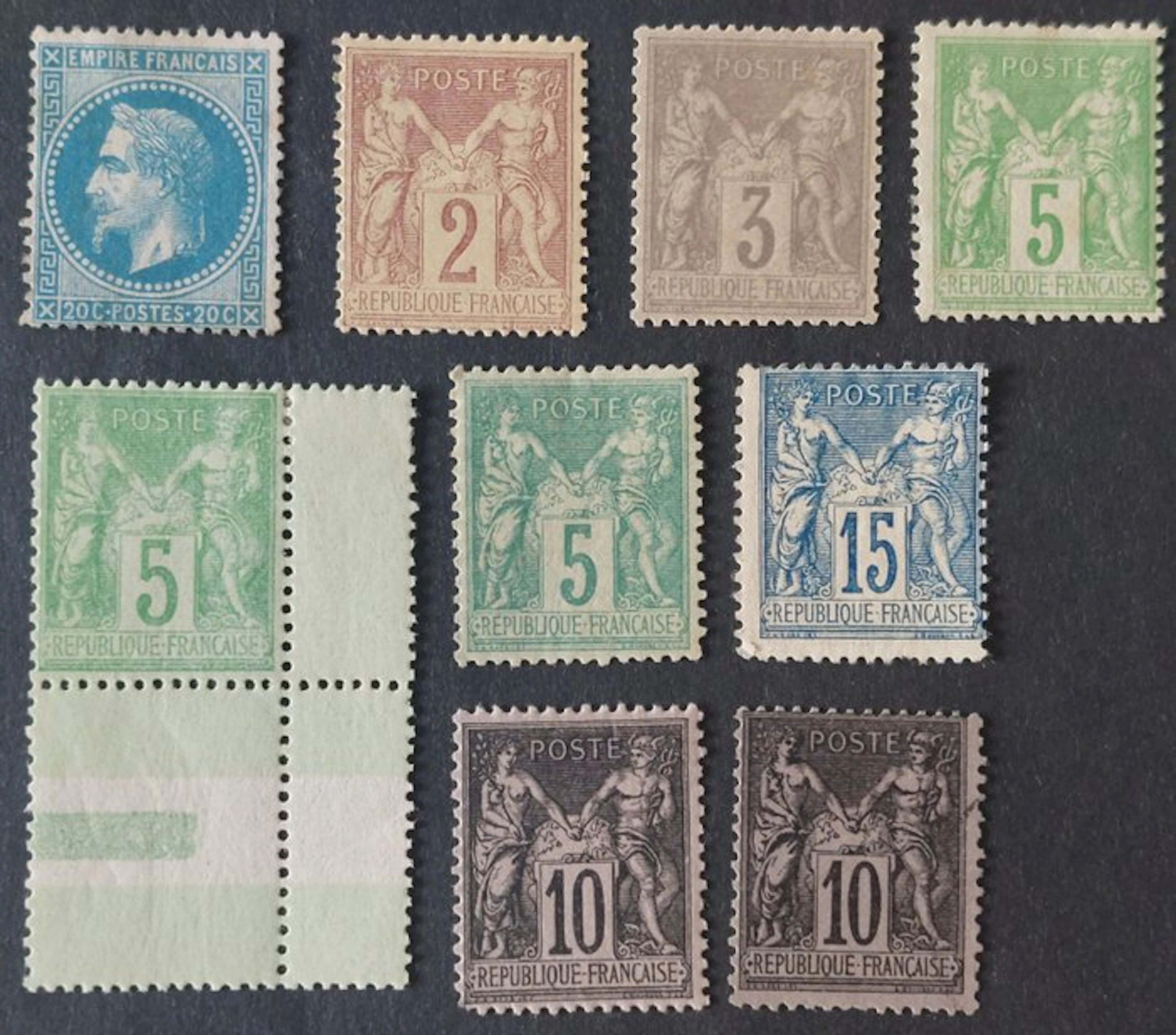 France - Classical Period, stamp lot - Yvert 106a