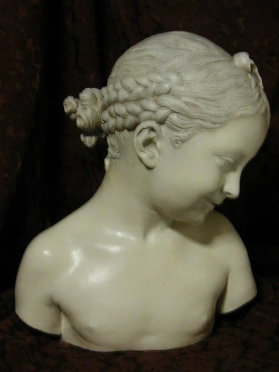 Sculpture, la rieuse de Pigalle - 32 cm - stucco plaster