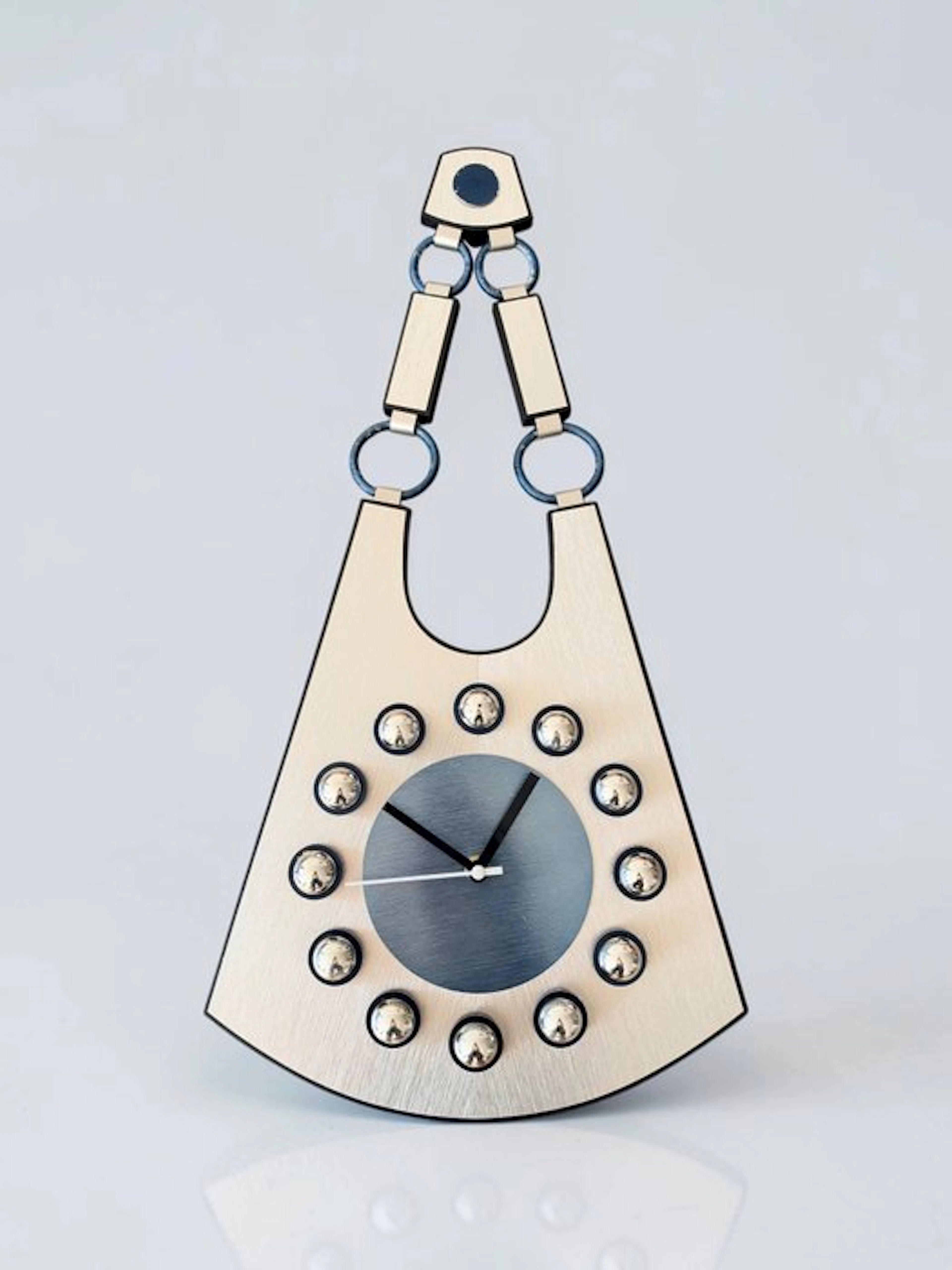 Wall clock - Juwelier Hörl Prototype - Mid-century modern Aluminium - 1970-1980