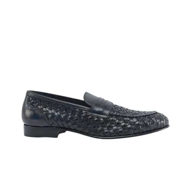 TESTONI - 8 UK - 42 IT - "Tivoli" Blue Unlined Loafer...