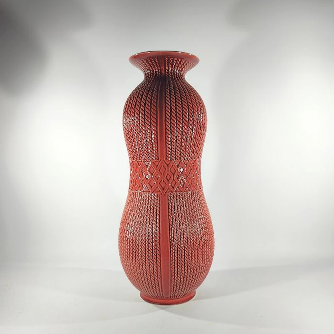 Boch Frères - Ernest d'Hossche - Vase - 1/56 Cordaline - Ceramic