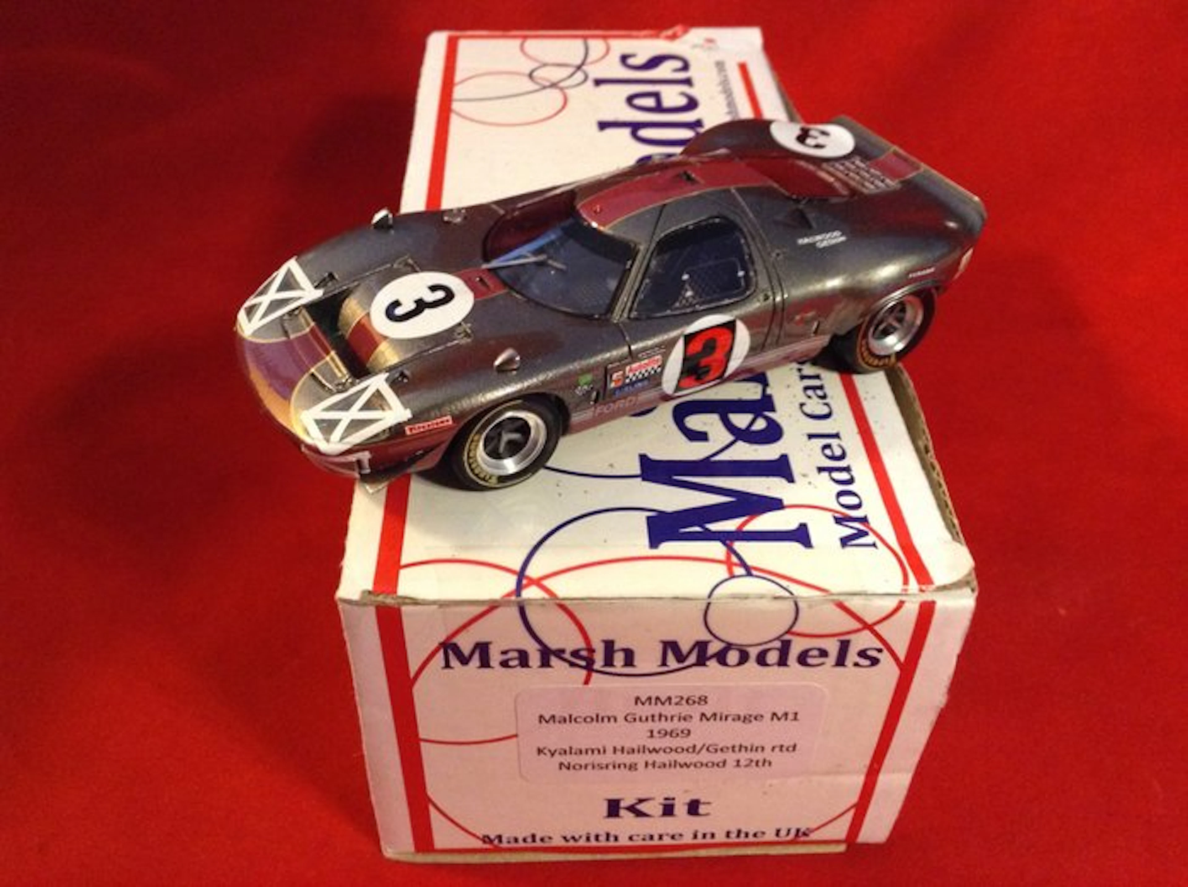 Marsh Models - Thundersport - made in England 1:43 - Model race car - ref