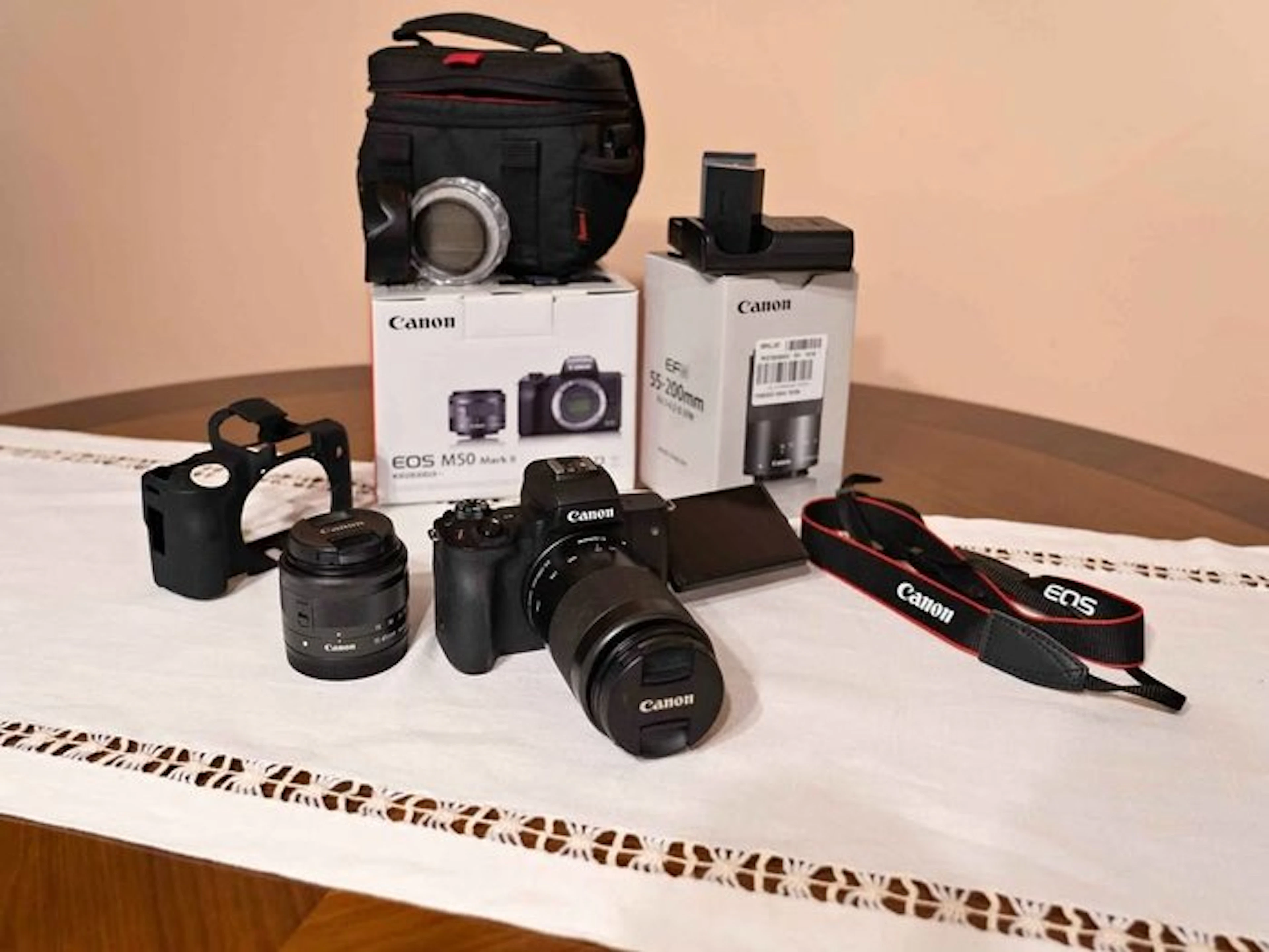 Canon M50 Mark II Mirrorless Camera Kit - EF-M 15-45mm IS...