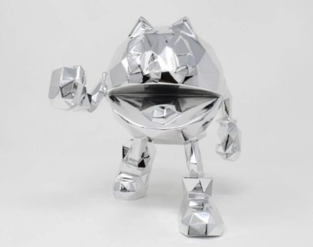 Richard Orlinski (1966) - Pac-Man Silver Chrome
