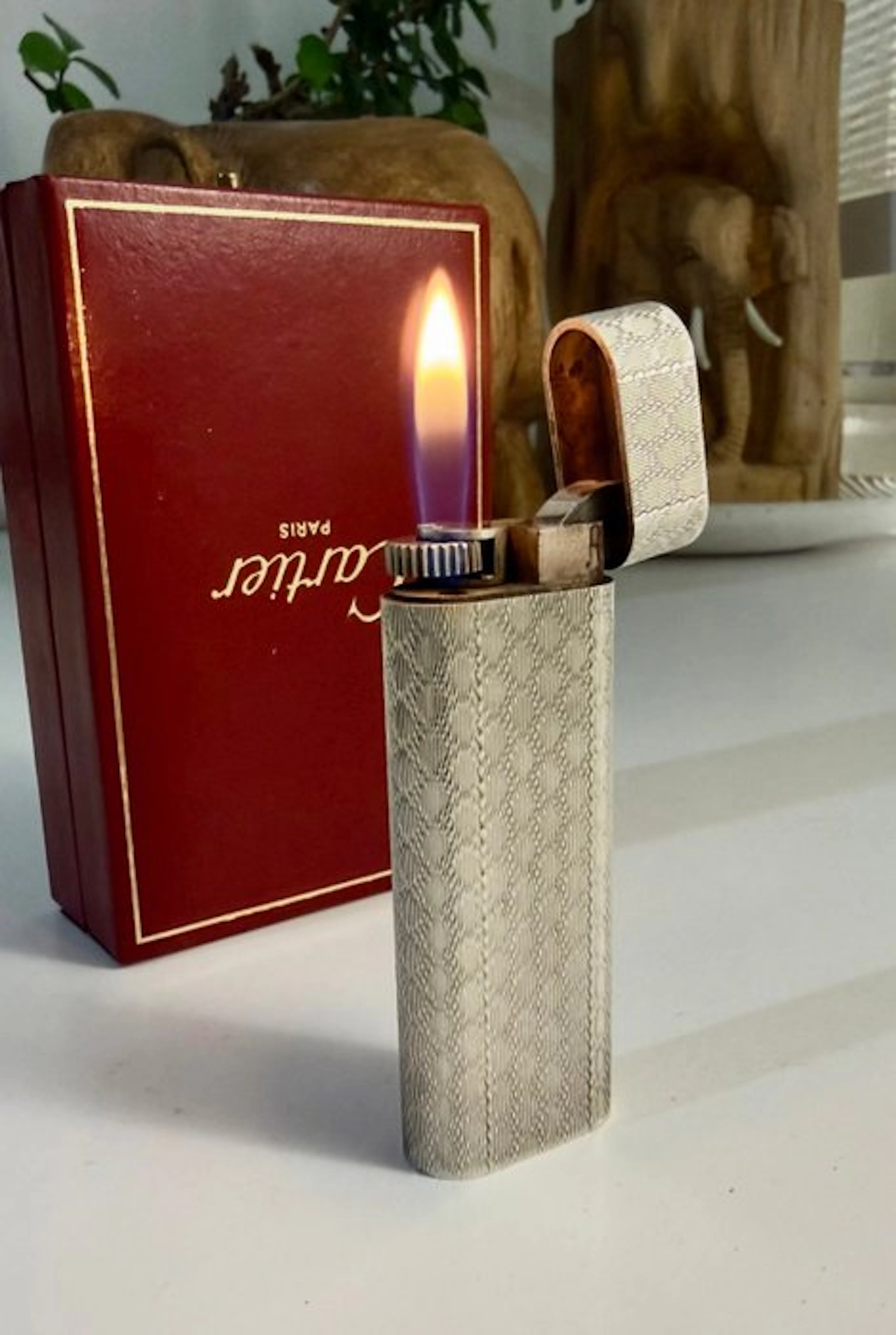Cartier - PLAQUÉ Argent - Lighter - Silverplate