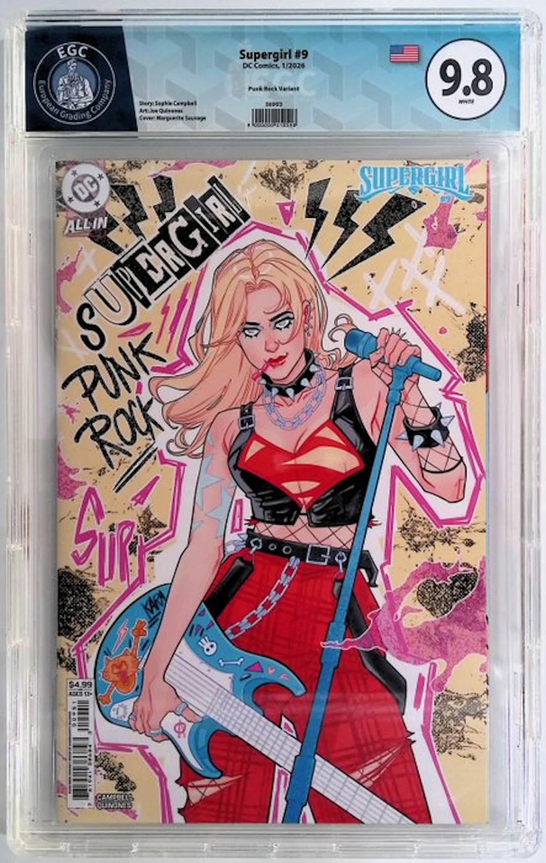 Supergirl #9 - EGC 9.8 - 1 Graded comic - First edition - 2026