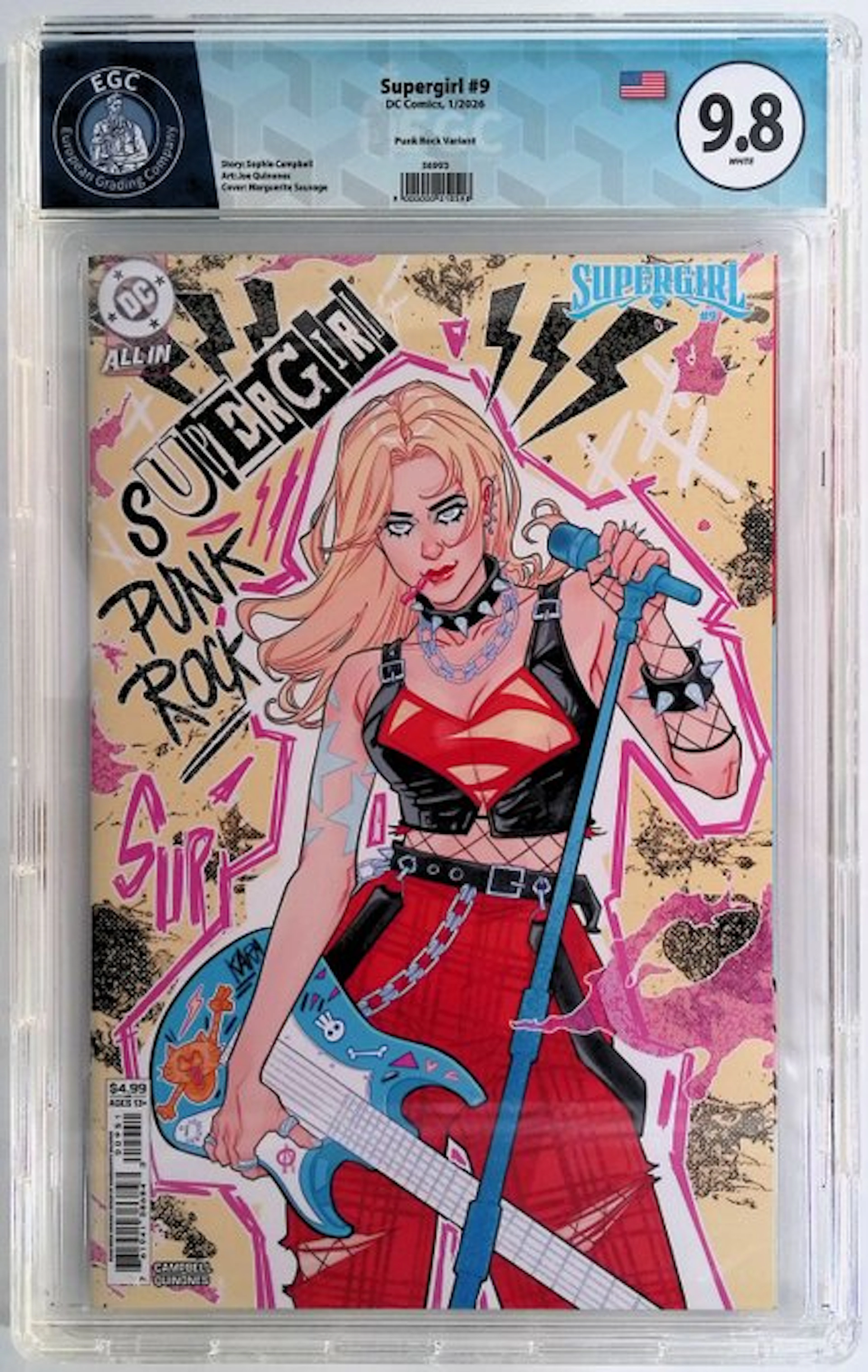 Supergirl #9 - EGC 9.8 - 1 Graded comic - First edition - 2026