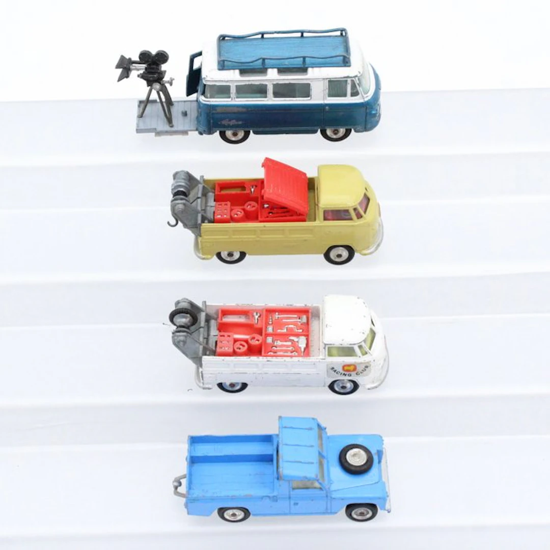 Corgi 1:43 - Model car (4) - TV Commer Bus - Landrover...