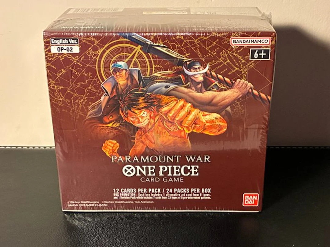 Bandai - 1 Box - One Piece - Display OP02 PARAMOUNT WAR