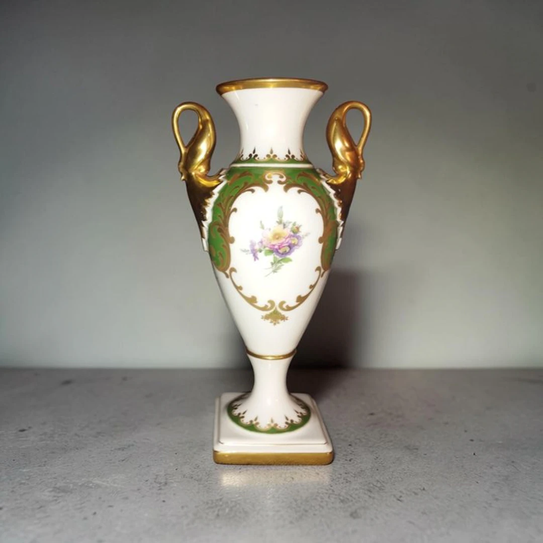 AK Kaiser - Vase - Bourbon - Porcelain - Bourbon Series - Gold-Plated
