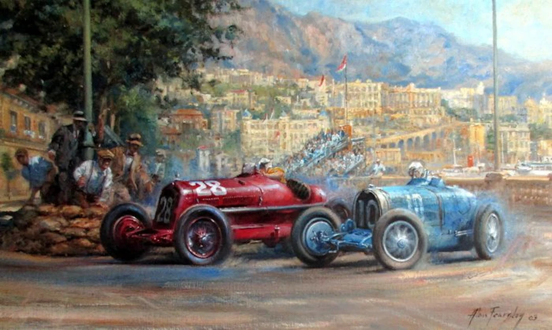 Alfa Romeo/Bugatti-Nuvolari/Varsi - Monaco Grand Prix...