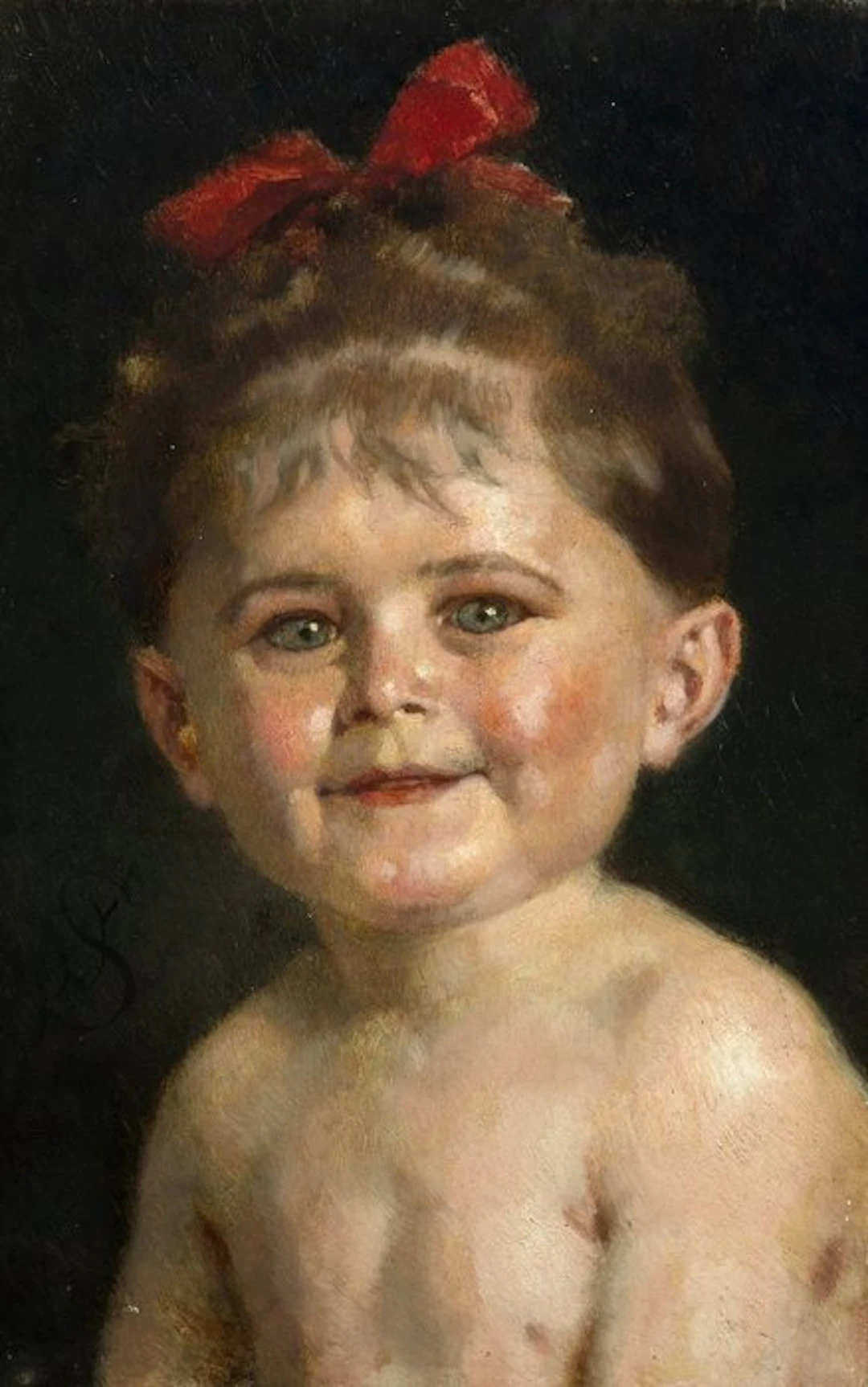 Julius Schmid (1854–1935) - Portrait of a Young Girl
