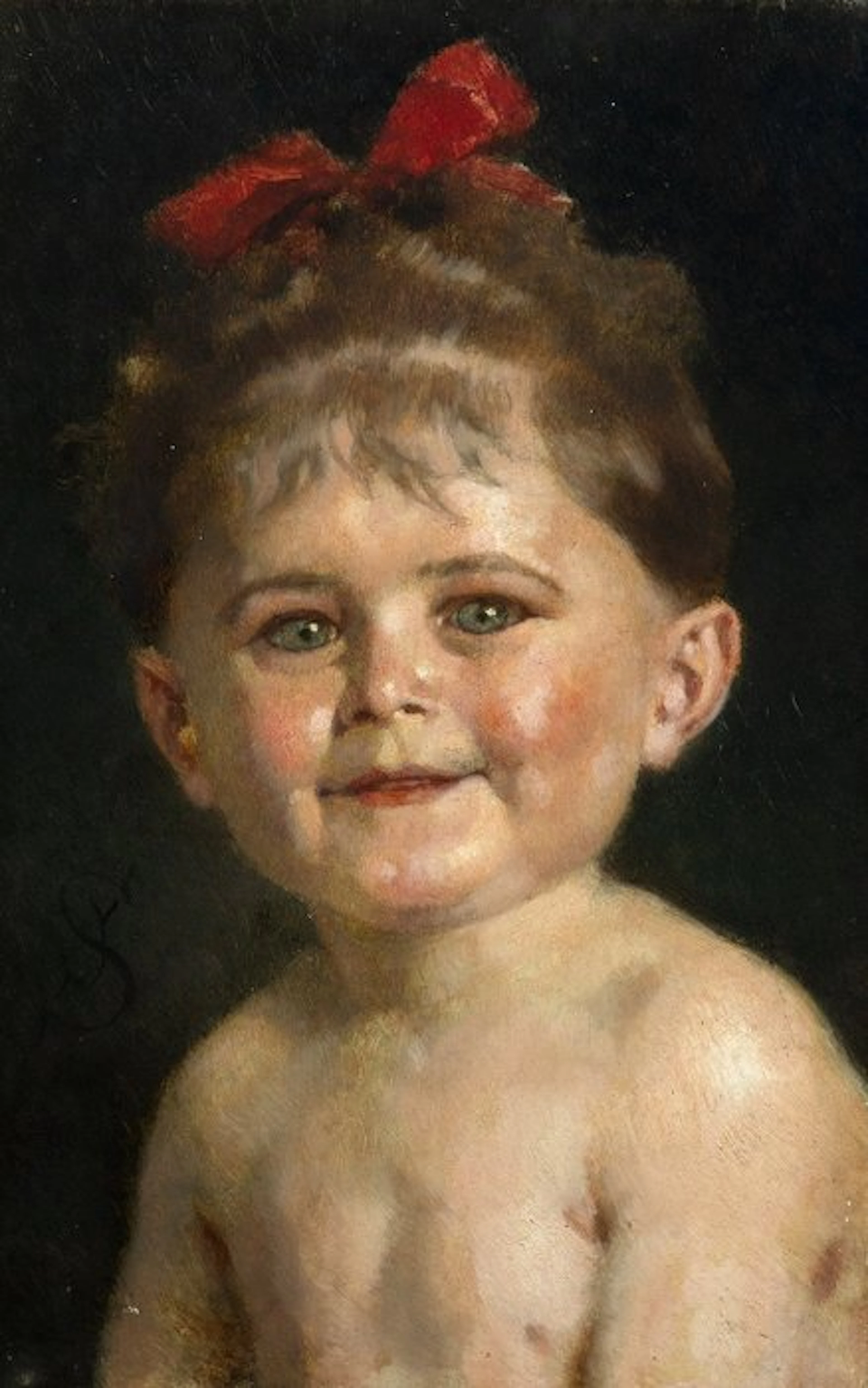 Julius Schmid (1854–1935) - Portrait of a Young Girl