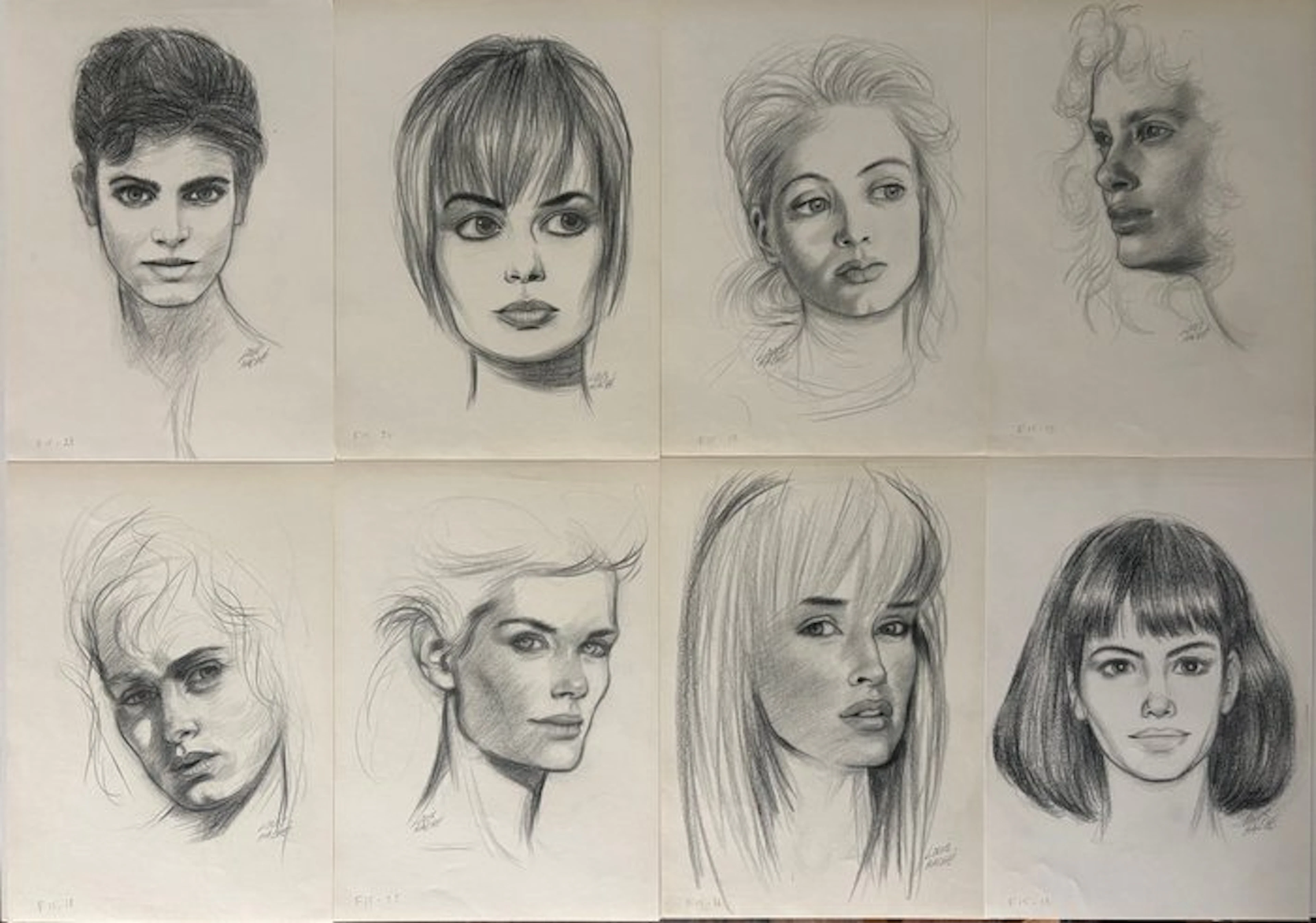 Louis Haché - Visages de femmes